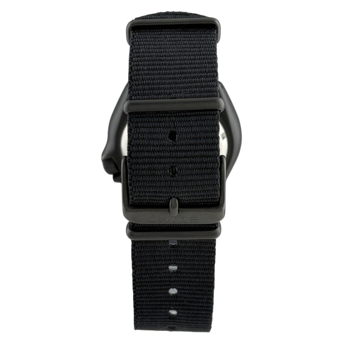 Seiko 5 Sports 4R36-07G0/SBSA025 horloge met zwarte wijzerplaat, 42 mm