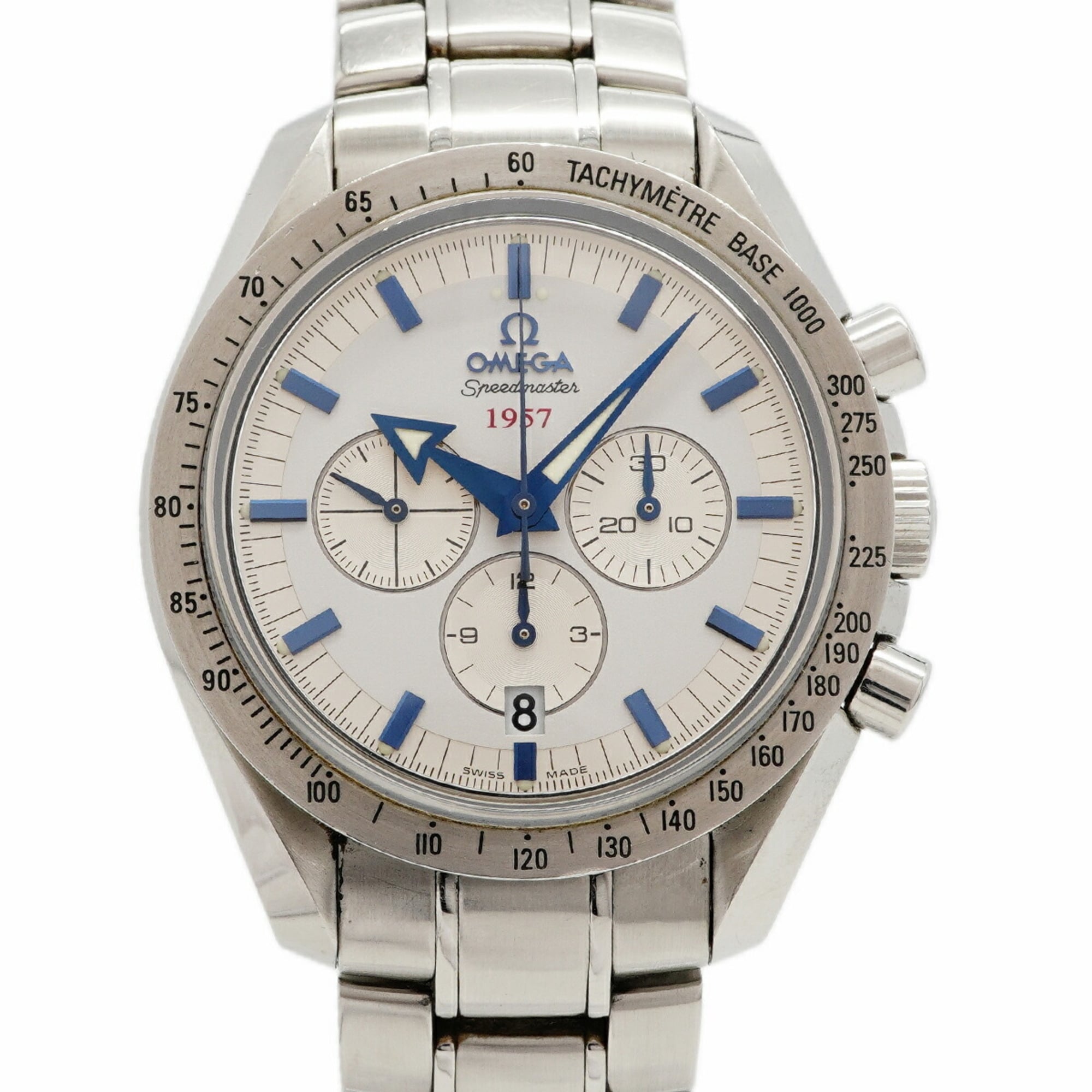 Omega Speedmaster Broad Arrow 1957 321.10.42.50.02.001 Silver Dial Men's Watch