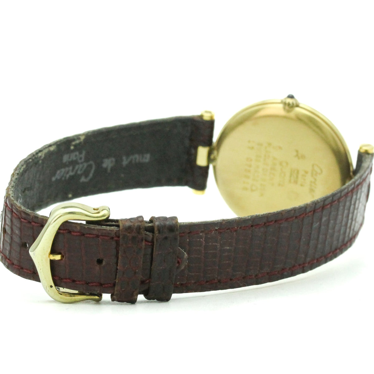 Cartier Must 590003 Bordeaux Zifferblatt 30 mm Uhr