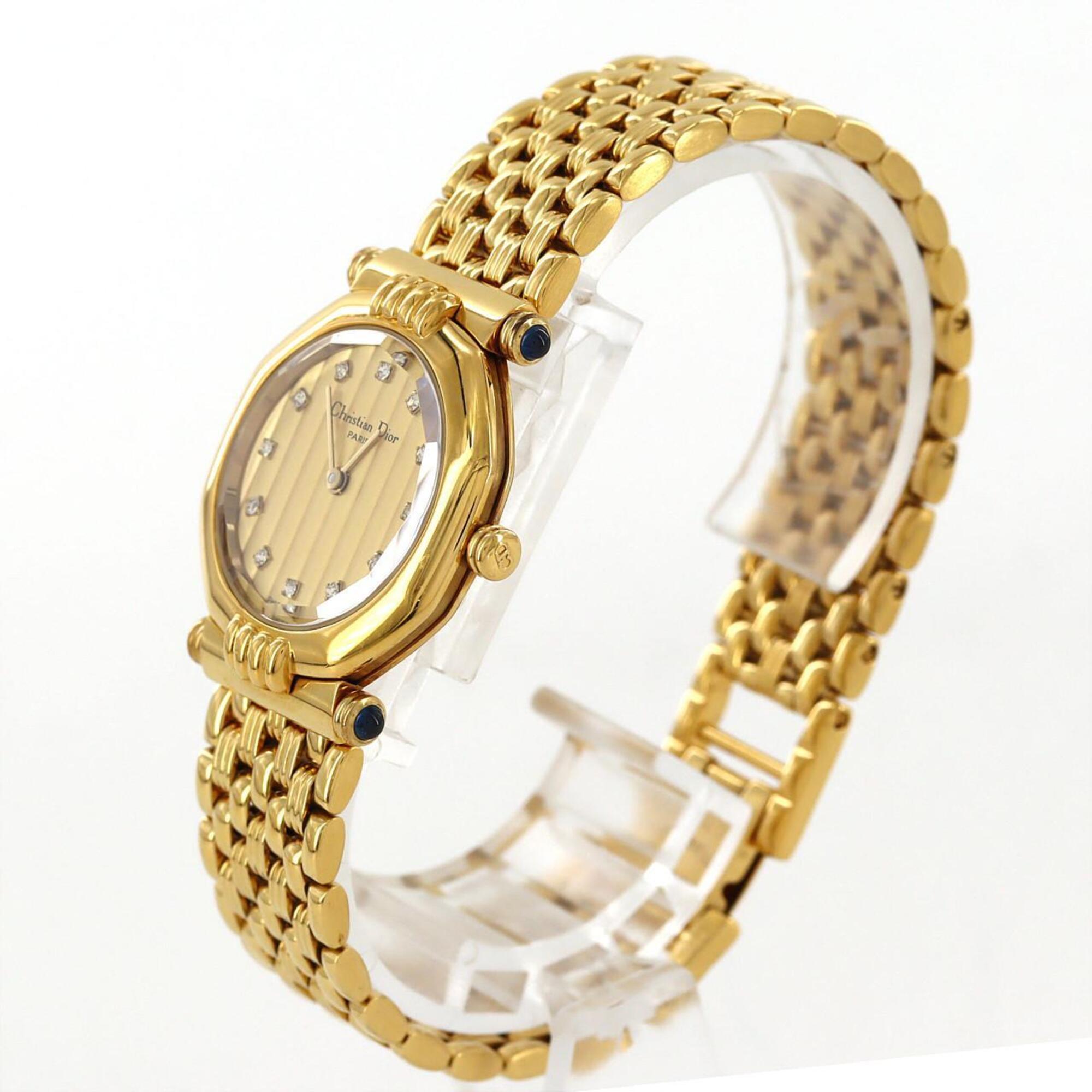 Christian Dior Dior 64151 Gold Dial 26mm Watch