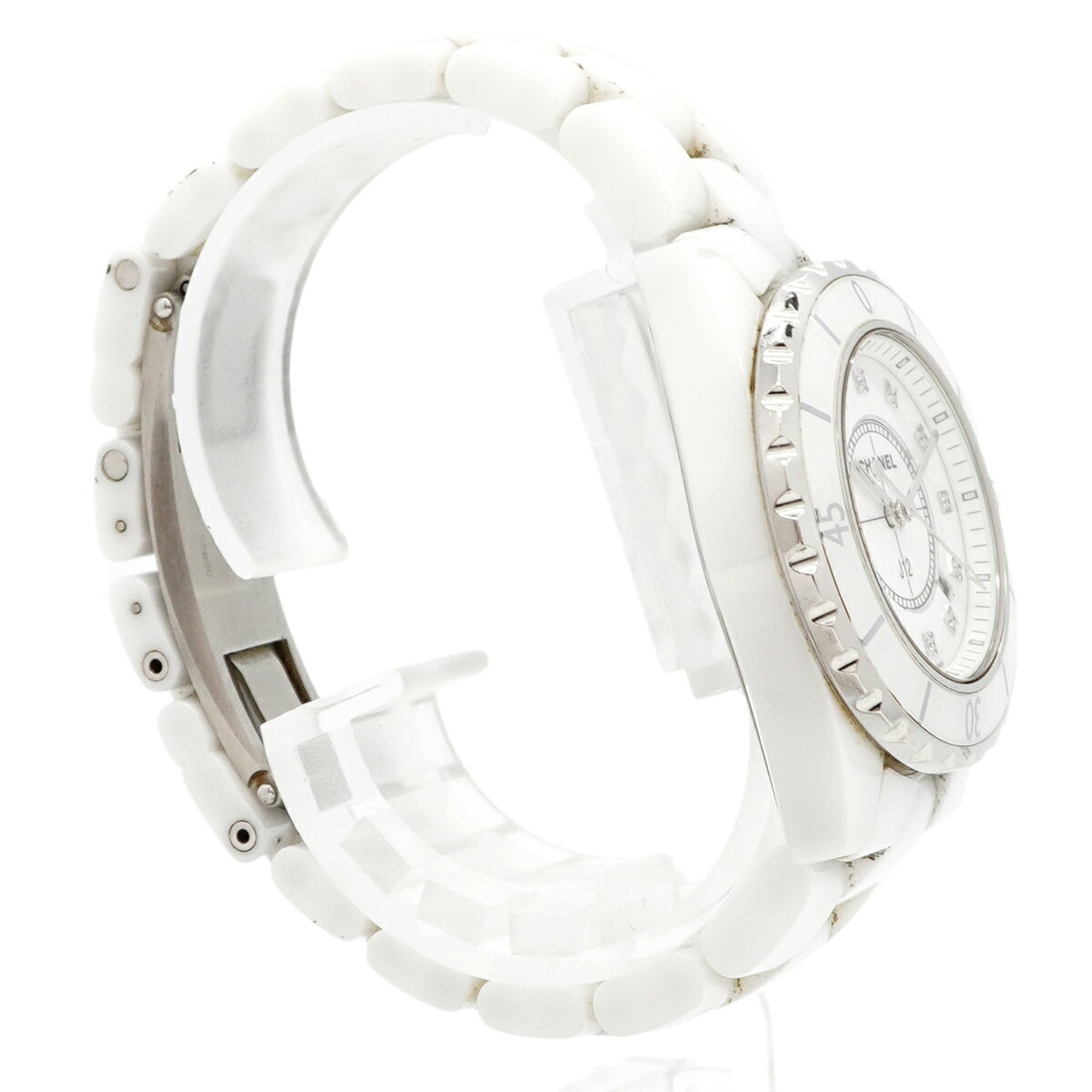 Chanel J12 H1628 Damenuhr Weiß Zifferblatt