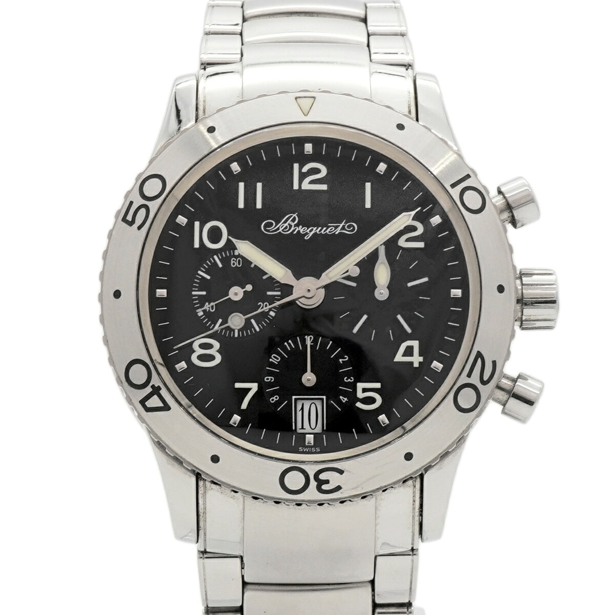 Breguet Type 20 Transatlantique 3820 Black Dial 39mm Watch
