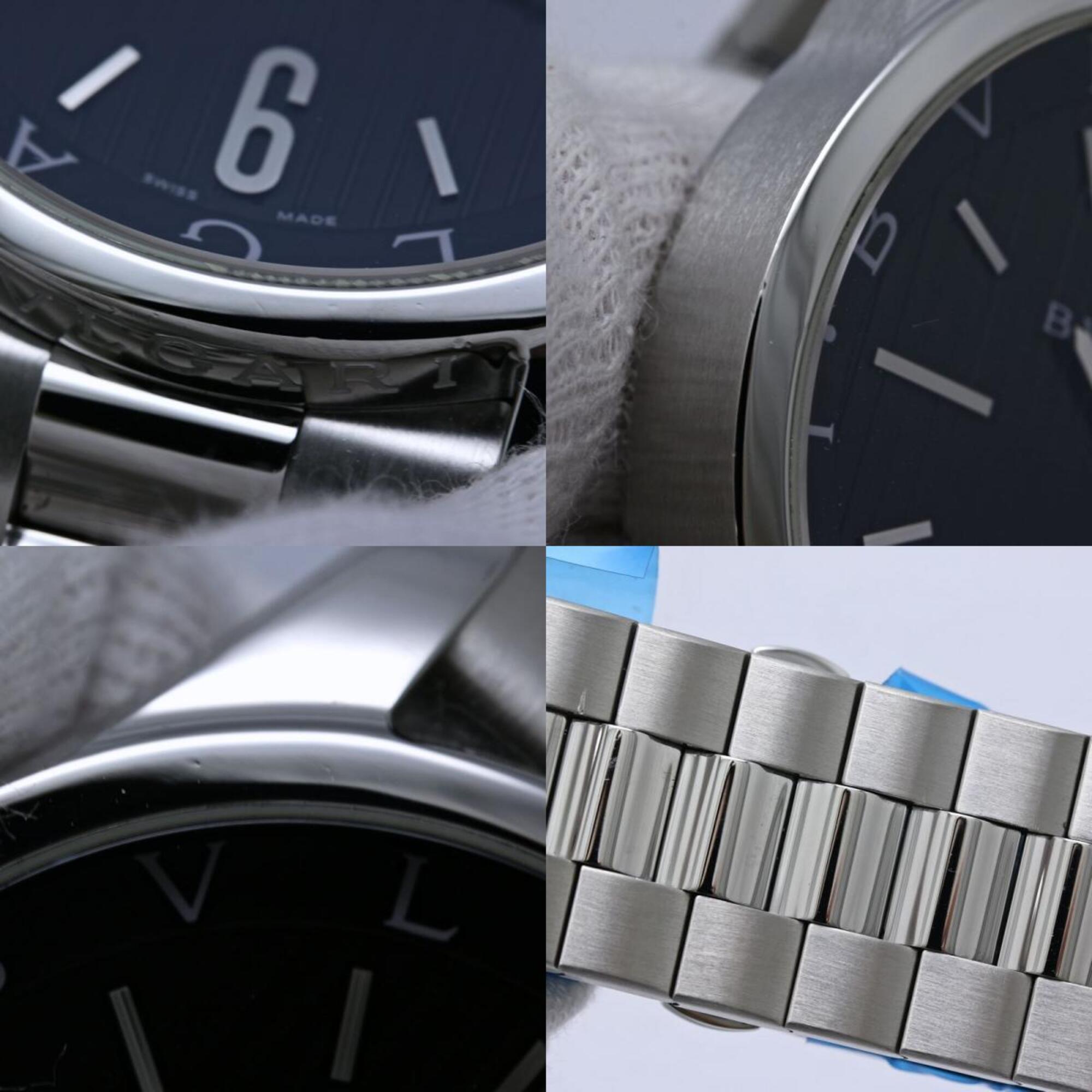 BVLGARI Solotempo ST42BSS ST42S Stainless Steel 40542