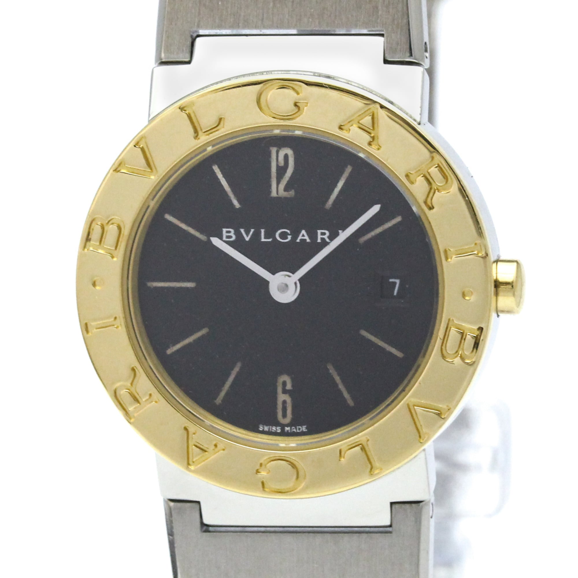 Bvlgari Bvlgari Bvlgari BB26SG Black Dial 26mm Watch
