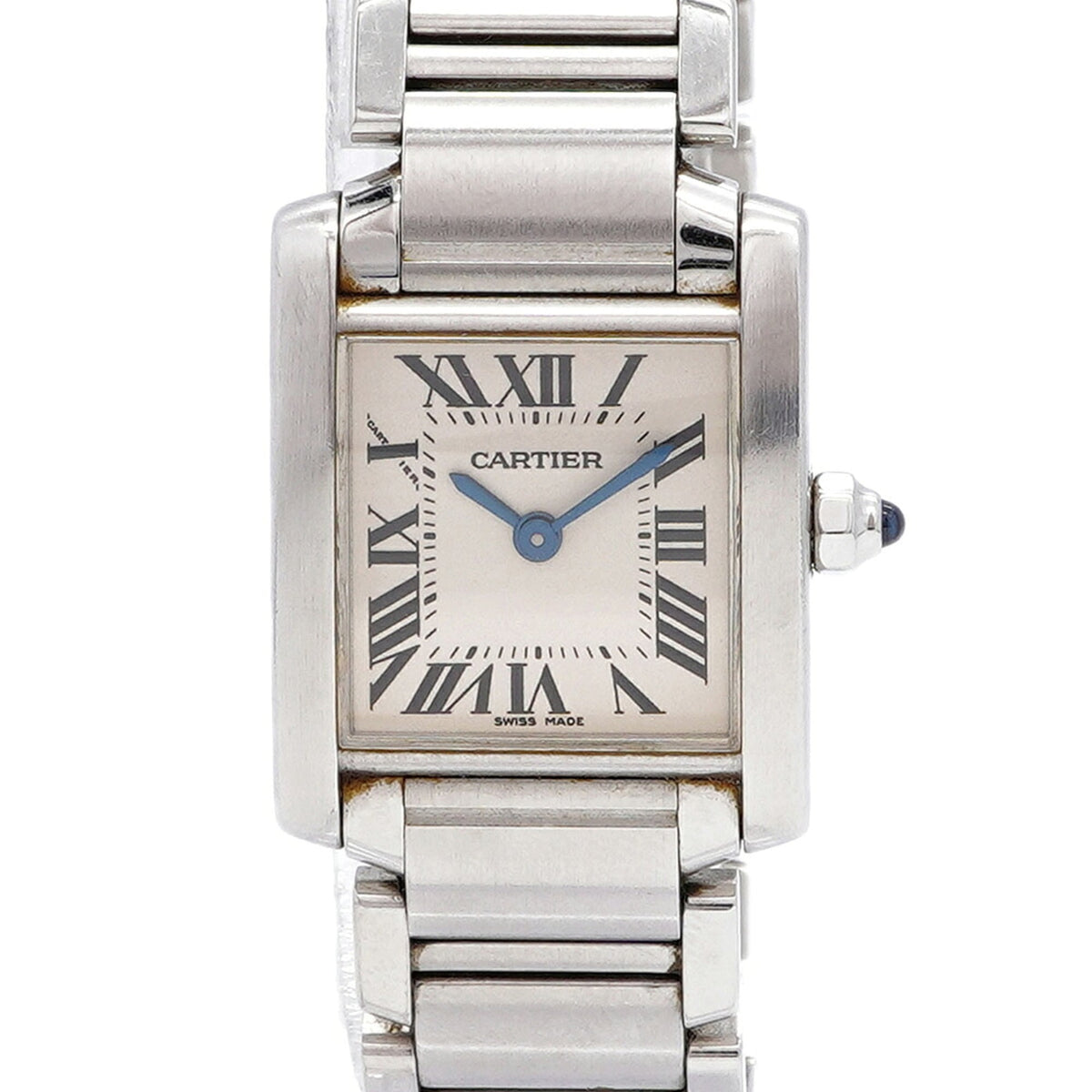 Cartier Tank Française SM W51008Q3 Ivory Dial 20mm Watch