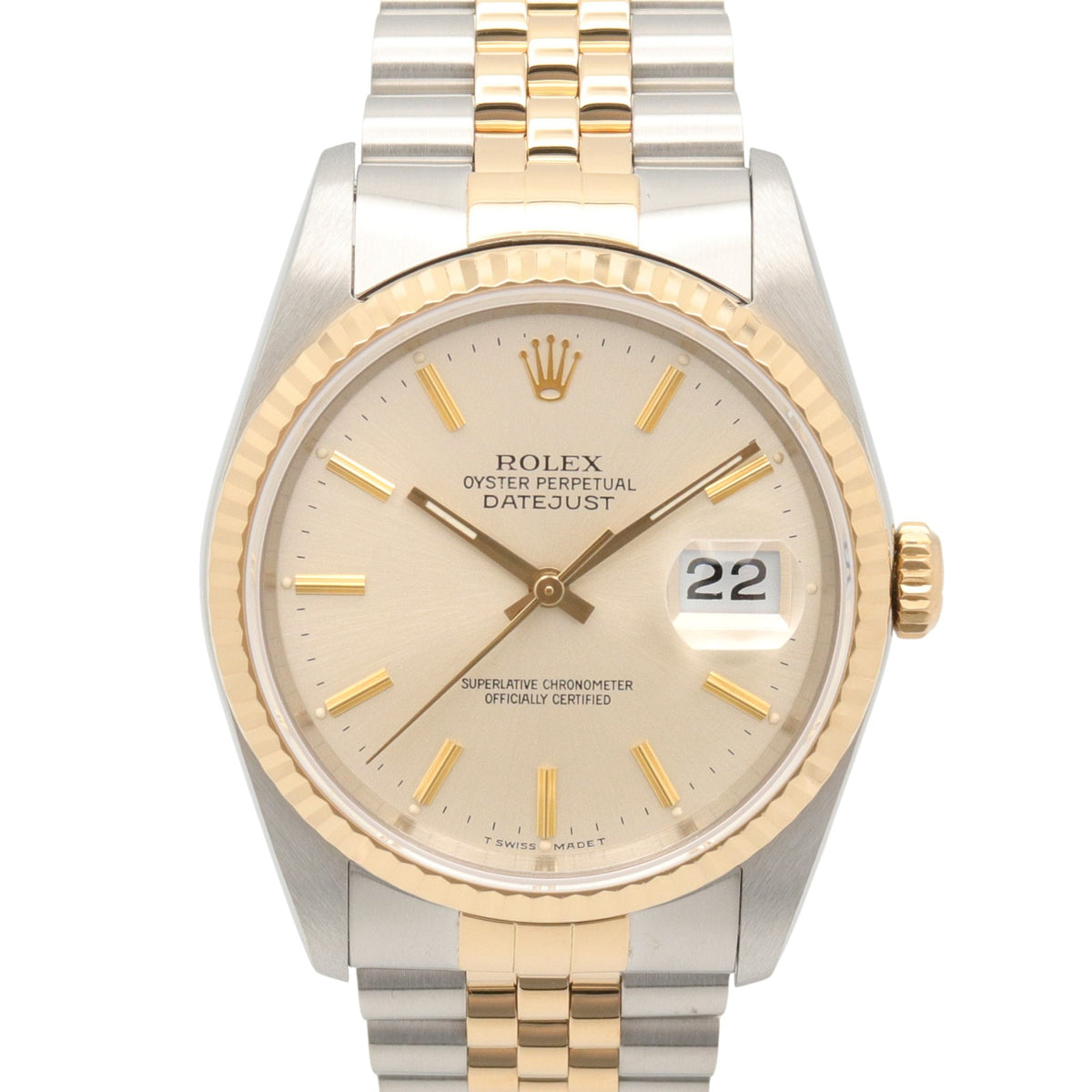 Rolex Datejust L-series 16233 Silver Dial 36mm Watch