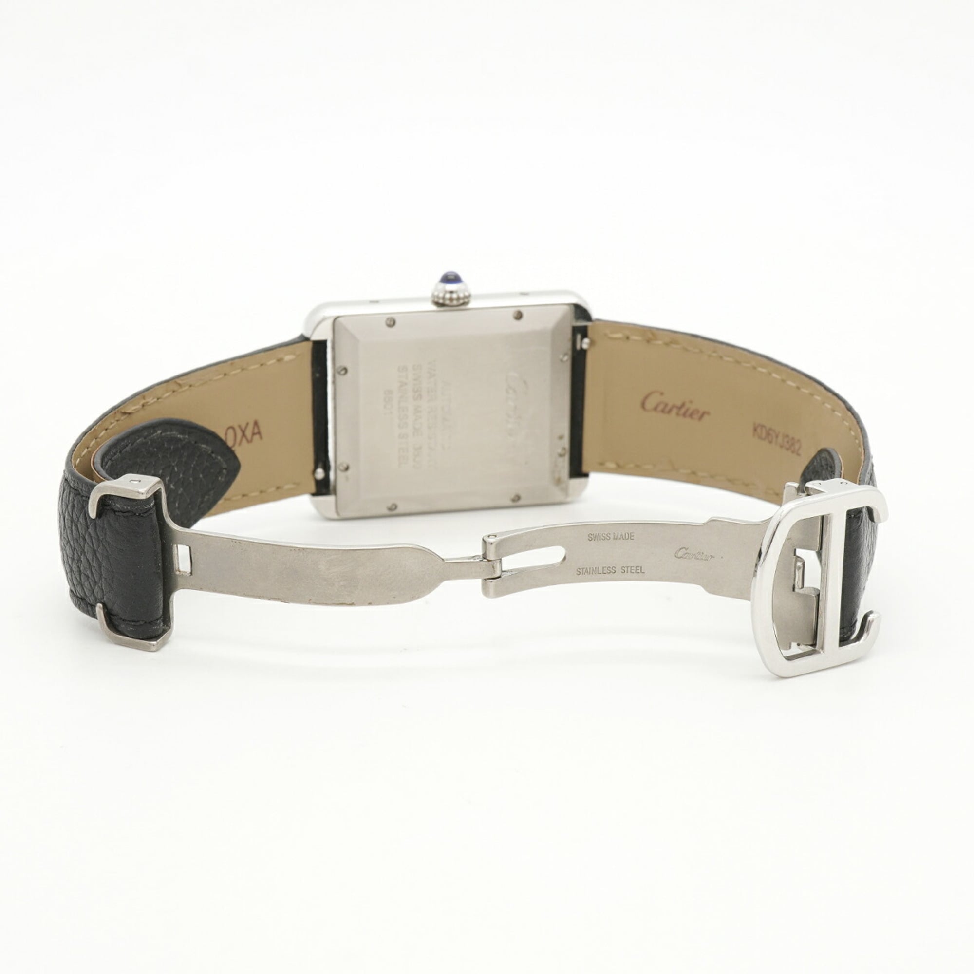 Montre Cartier Tank Solo XL WSTA0029, cadran argenté, 31 mm