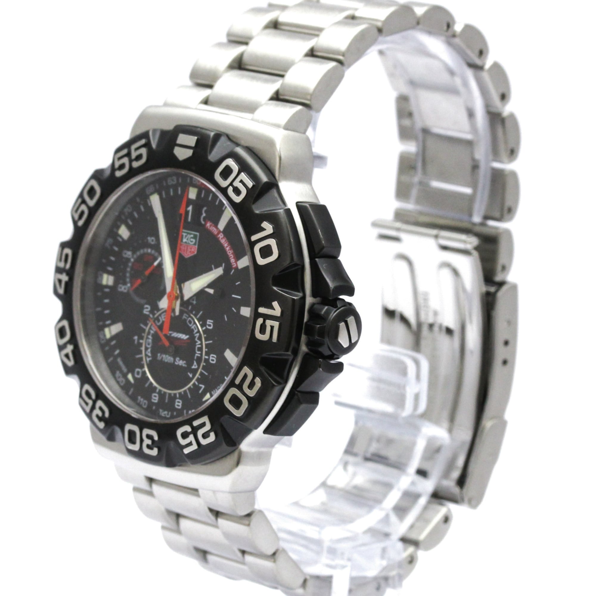 TAG Heuer Formula 1 Kimi Raikkonen Grande Date Watch CAH1014 Polished