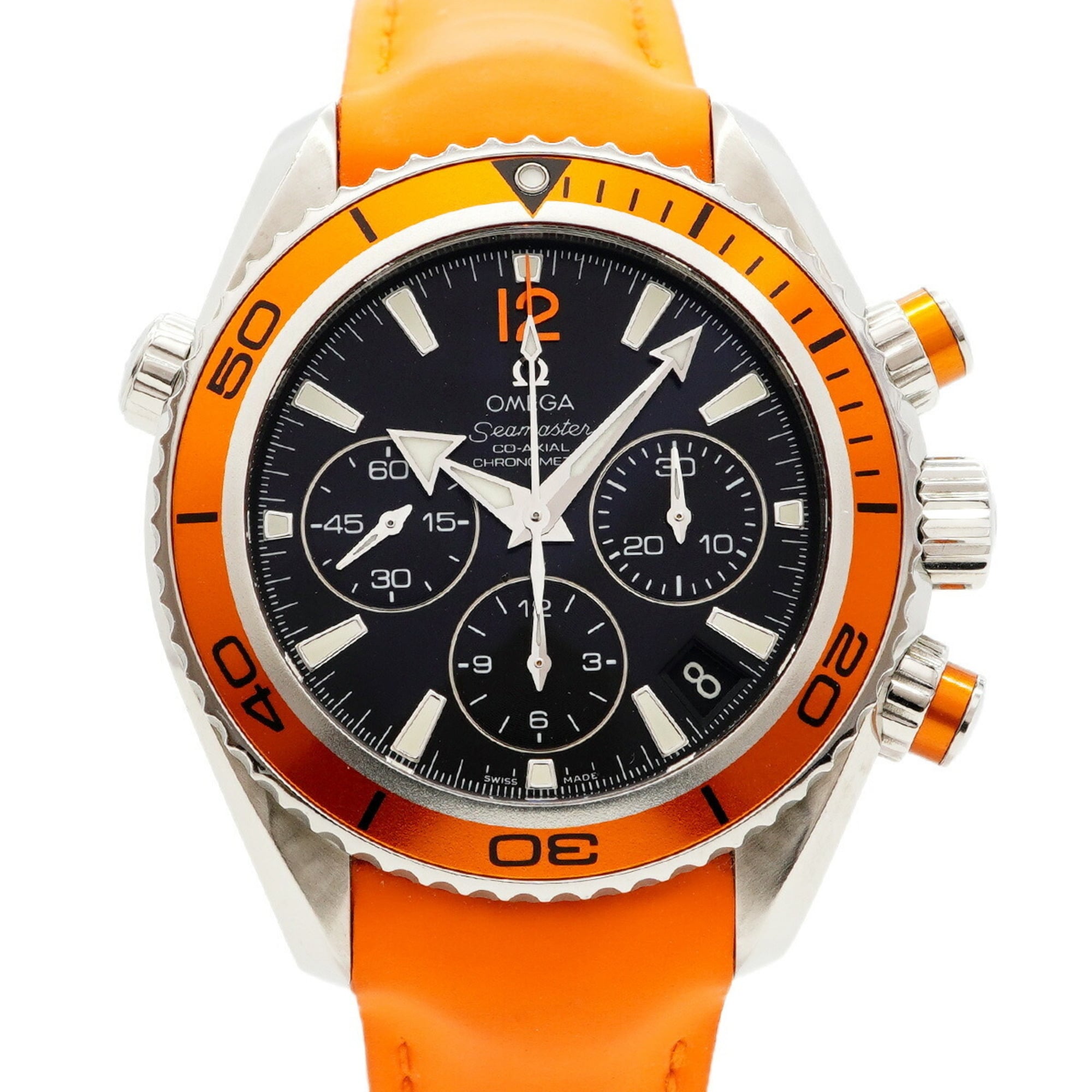 Omega Seamaster Planet Ocean 222.32.38.50.01.003 Black Dial Watch (Boys' Size)