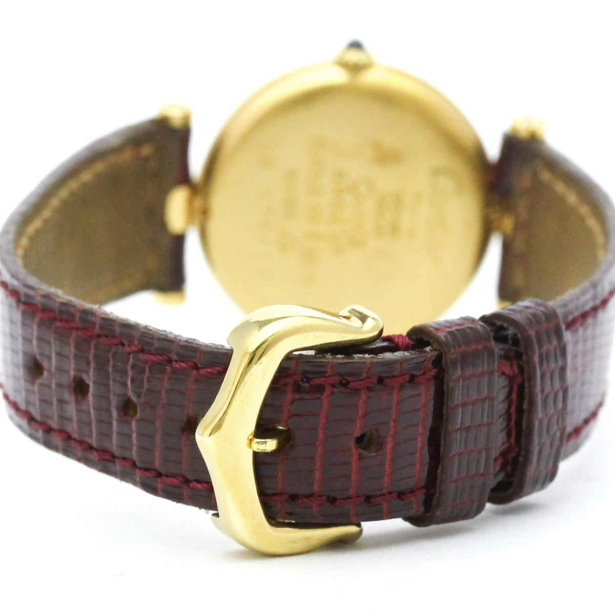 Cartier Must 590004 Bordeaux Zifferblatt 24 mm Uhr