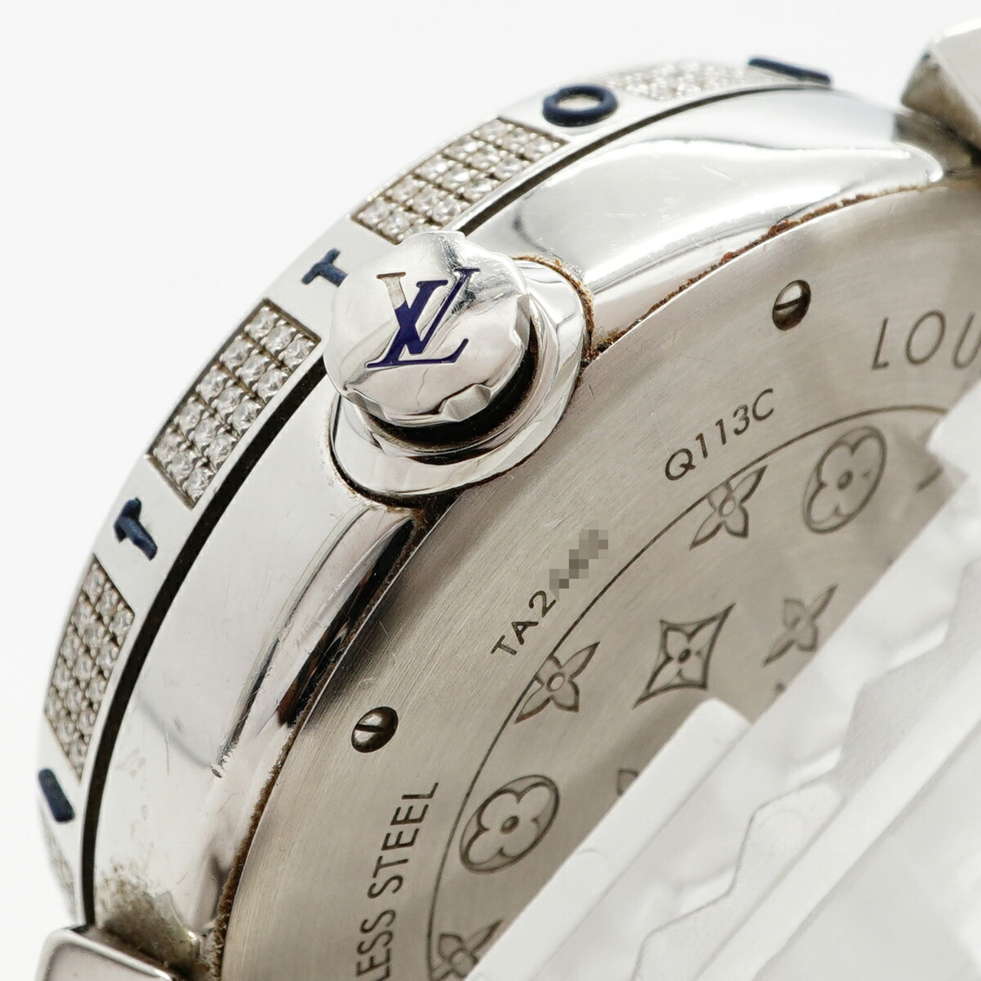 Montre Louis Vuitton Tambour Diving Q113C à cadran Blanc pour homme et femme