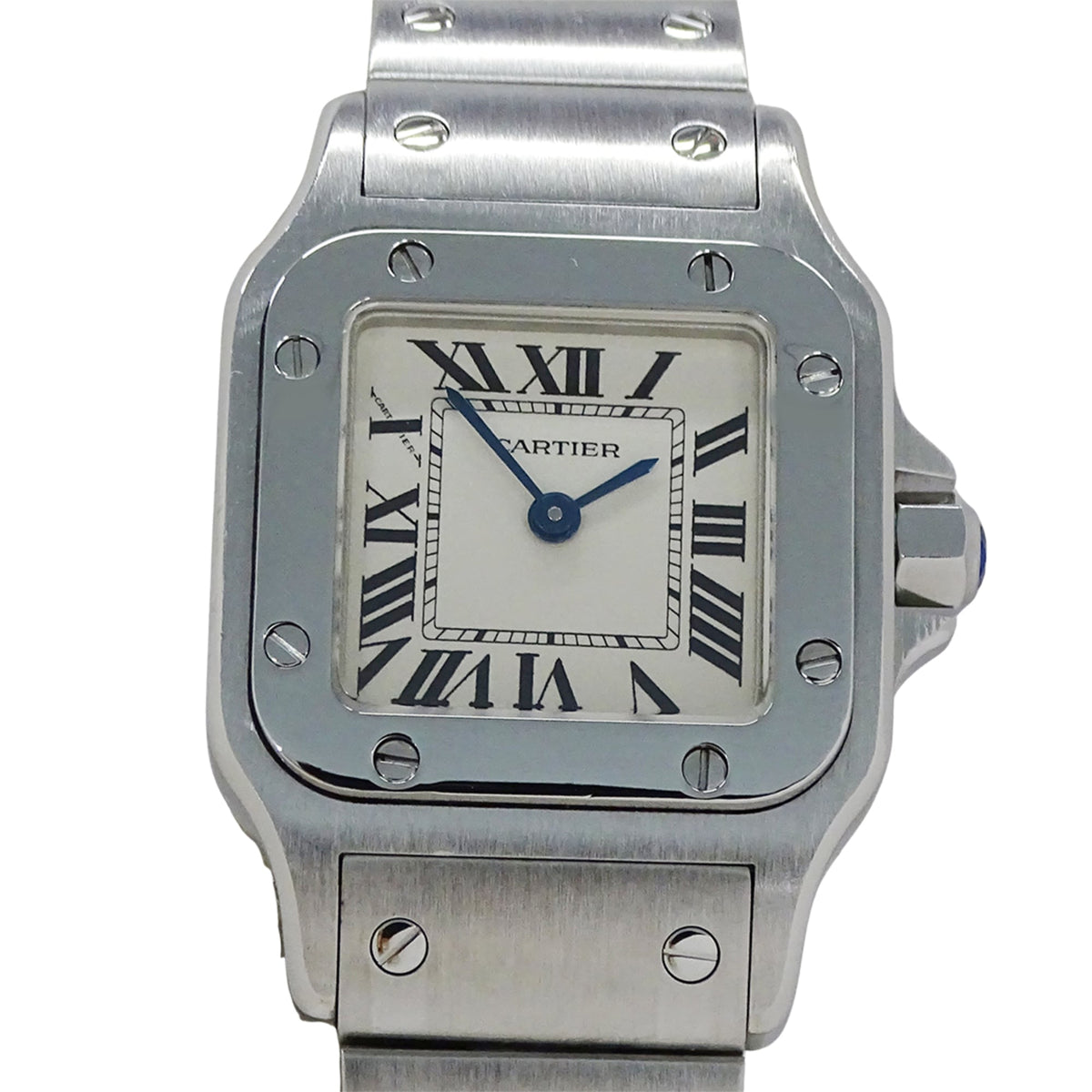 Cartier Santos Galbee SM W20056D6 Ivory Dial 24mm Watch