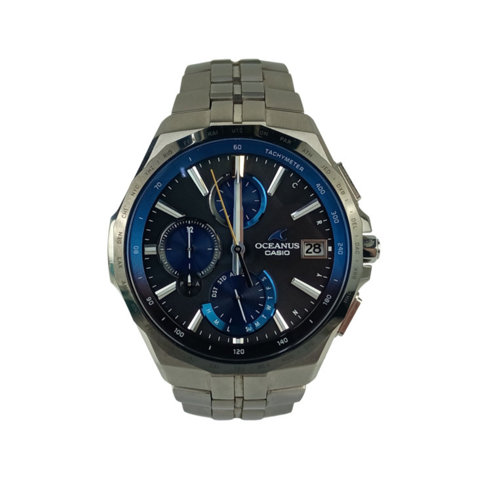 Montre Casio Oceanus Manta OCW-S5000-1AJF Noir avec cadran de 42 mm