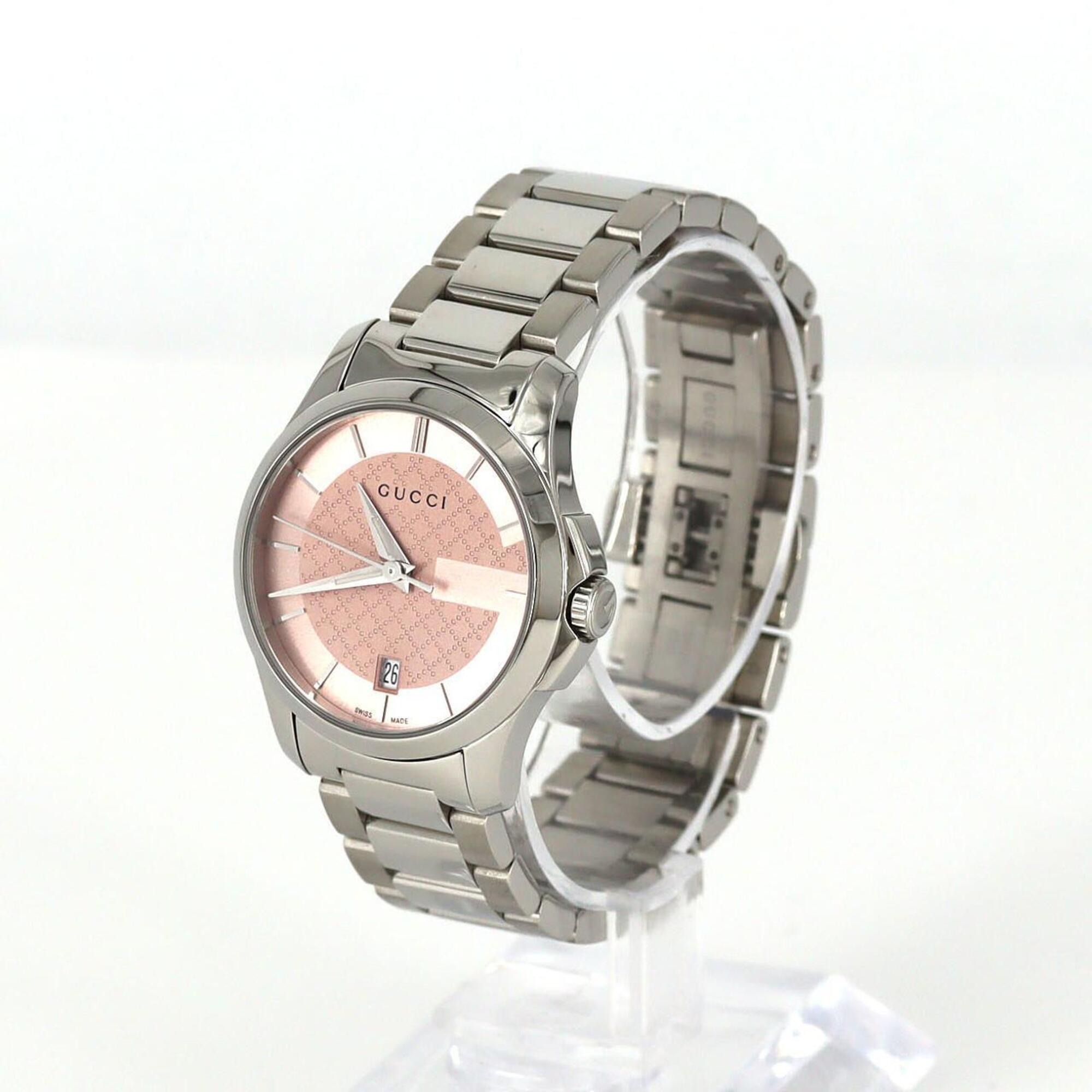 Gucci G-Timeless 126.5 YA126524 SS Quartz Watch