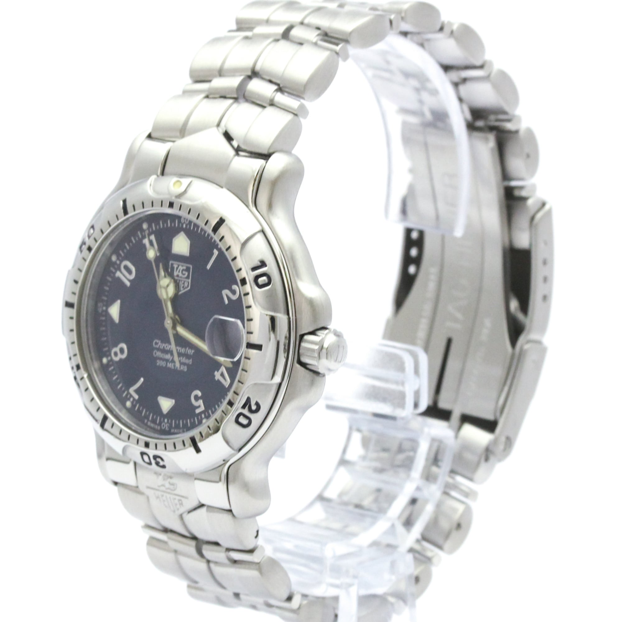 TAG HEUER 6000 Chronometer Steel Automatic Mens Watch WH5113
