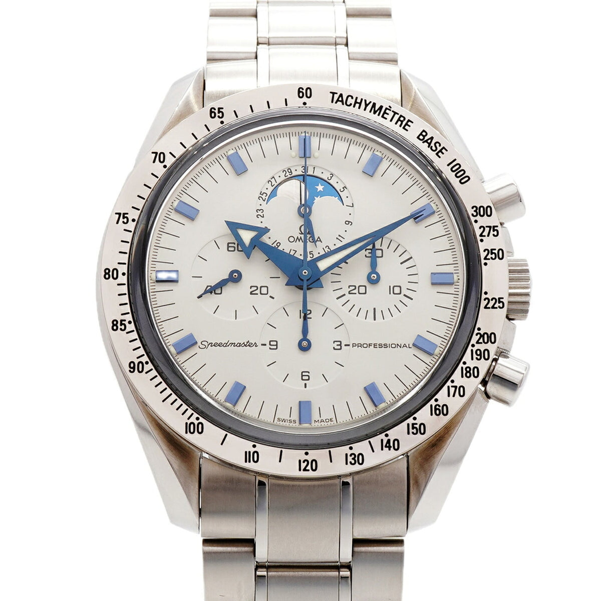 Omega Speedmaster Professional Moonphase 3575.2 White Dial 41mm Watch