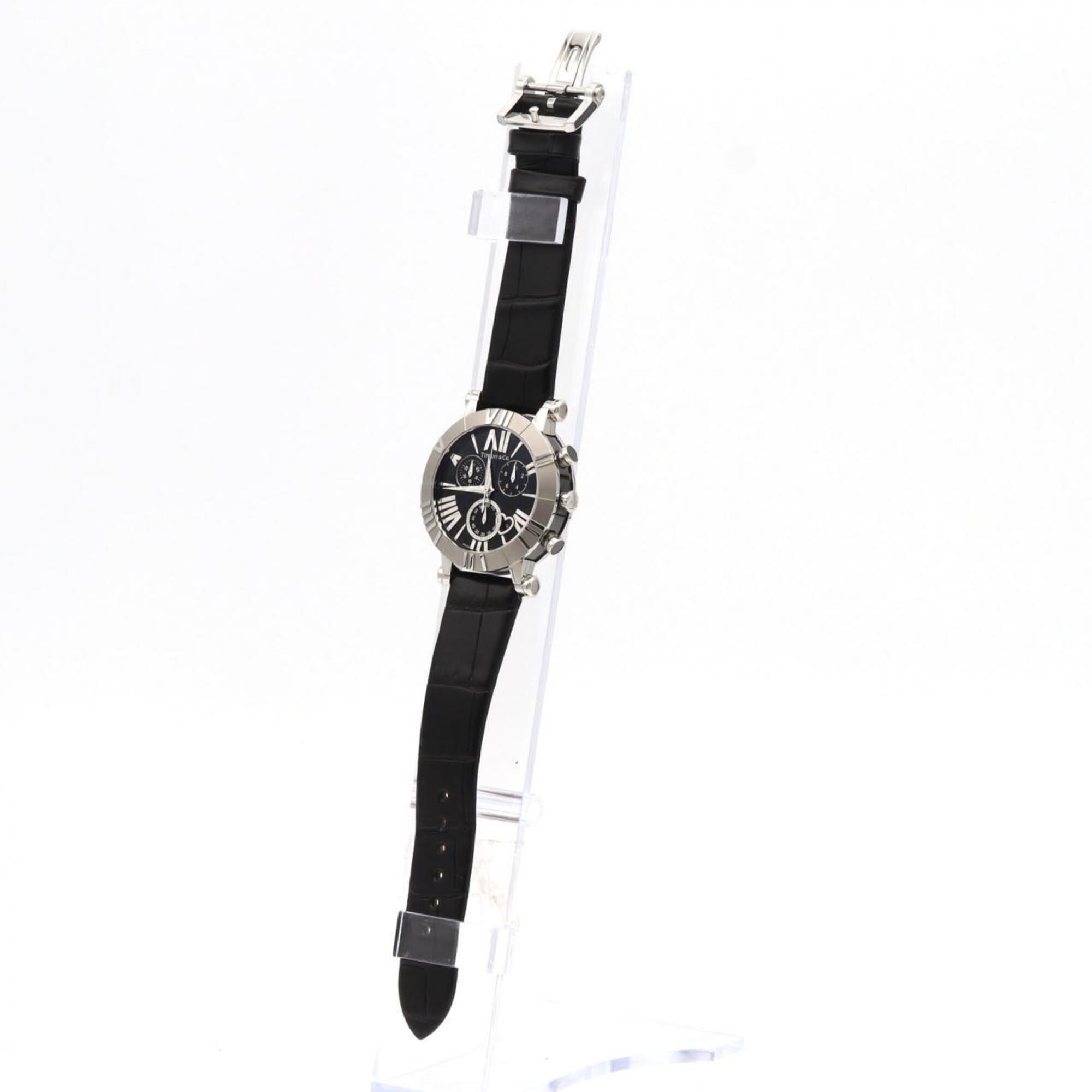 Tiffany & Co. Atlas Chronograph Z1301.32.11A10A71A Black Dial 36mm Watch