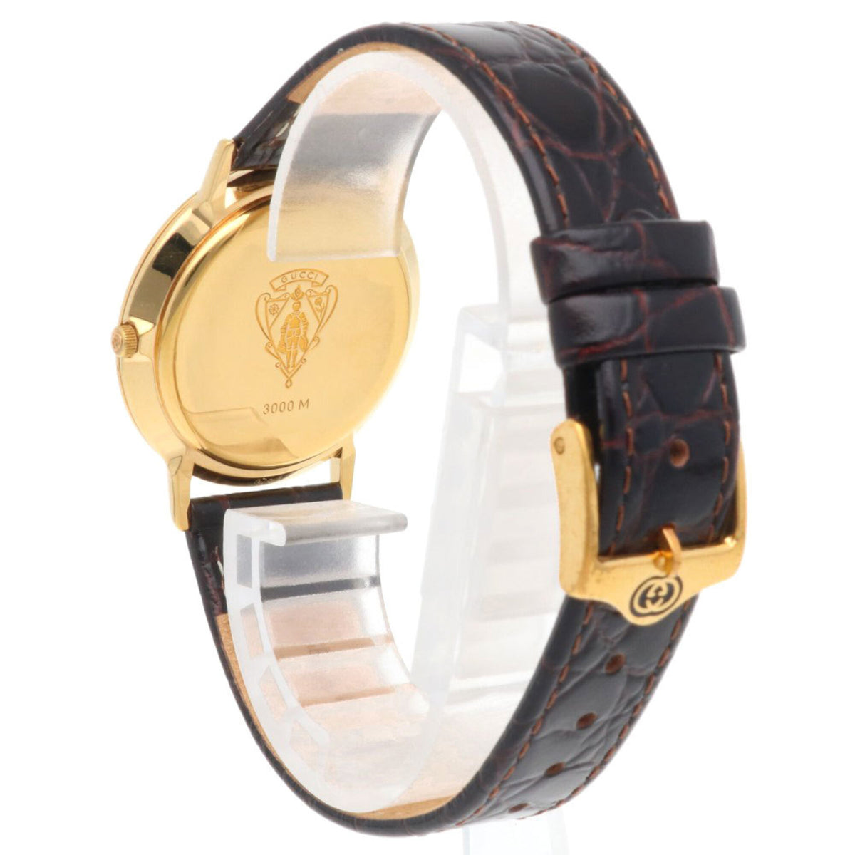 Gucci 3000M Black, Red color Dial 32mm Watch
