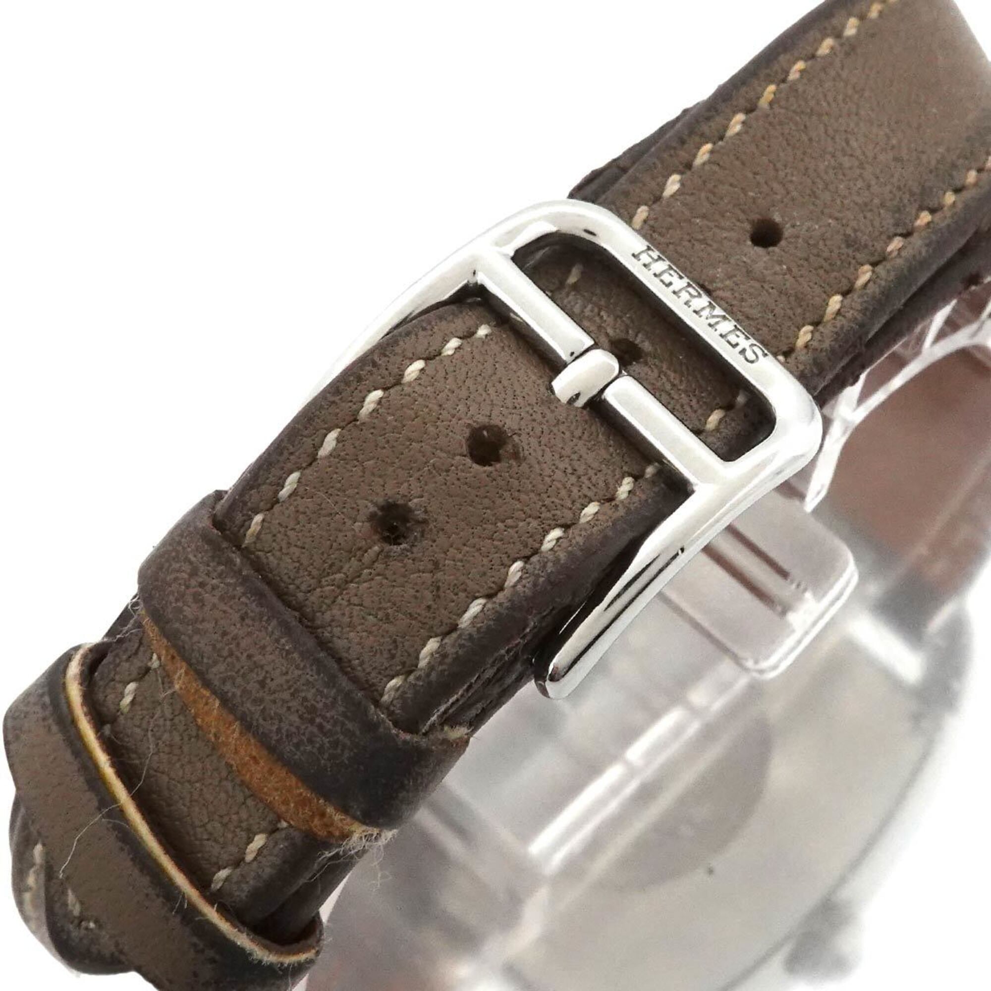 Hermes Cape Cod Tonneau Double Tour CT1 710 Boys' Date White Quartz