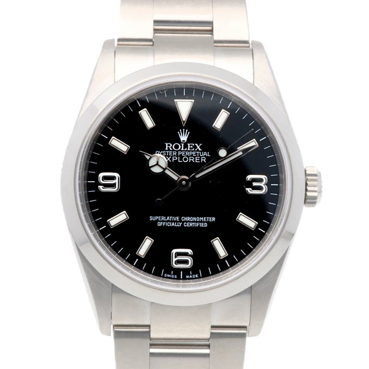 Montre Rolex Explorer Oyster Perpetual 114270 Noir Cadran 36 mm
