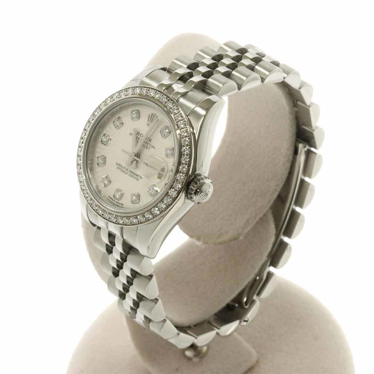 Rolex Datejust 179384G Silber Zifferblatt 26 mm Uhr