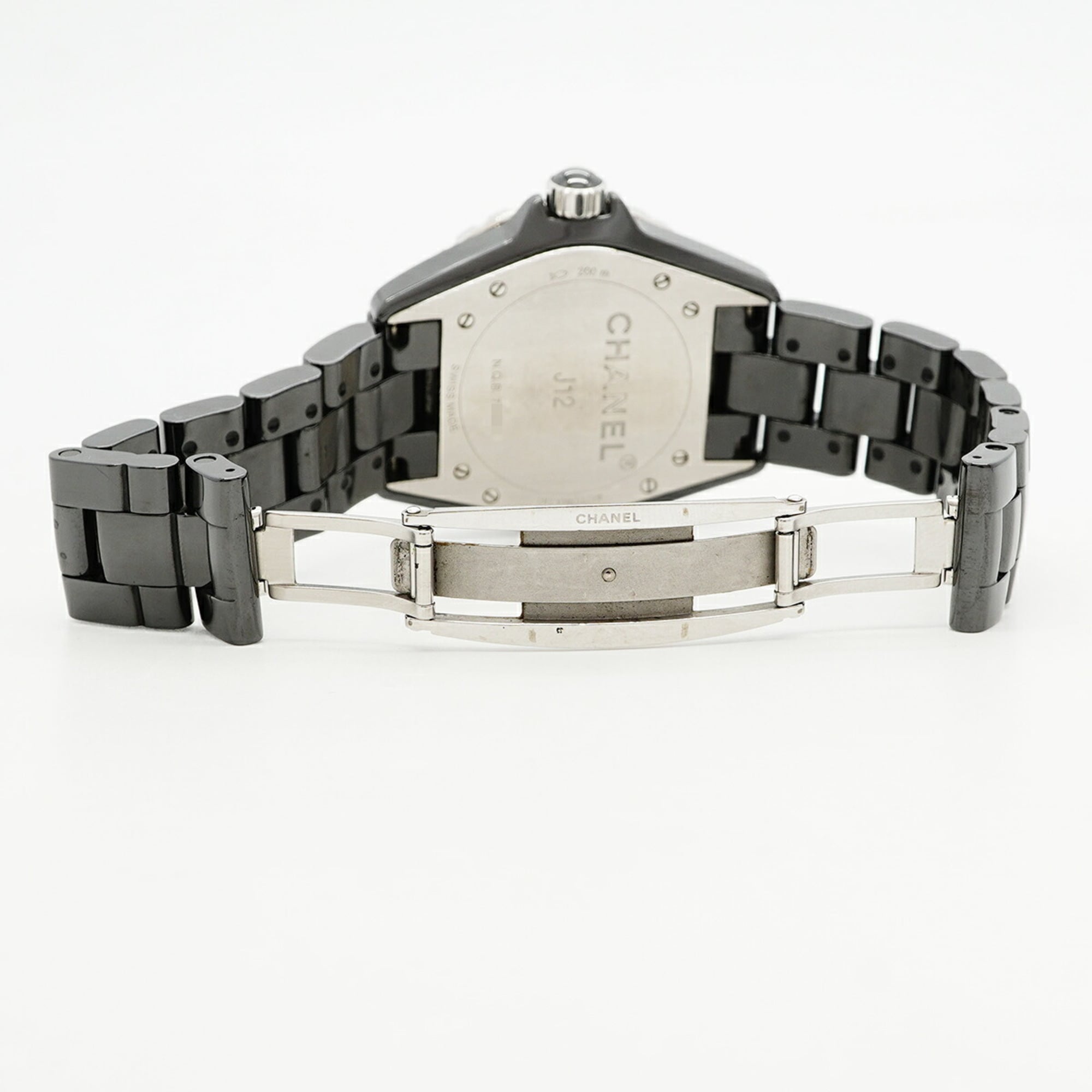 Chanel J12 H1626 Black Dial 39mm Watch