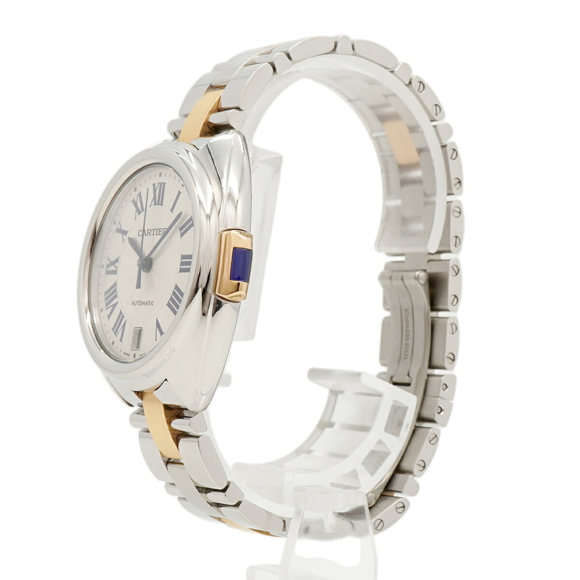 Montre Cartier Clé de W2CL0003, cadran argenté, 35 mm
