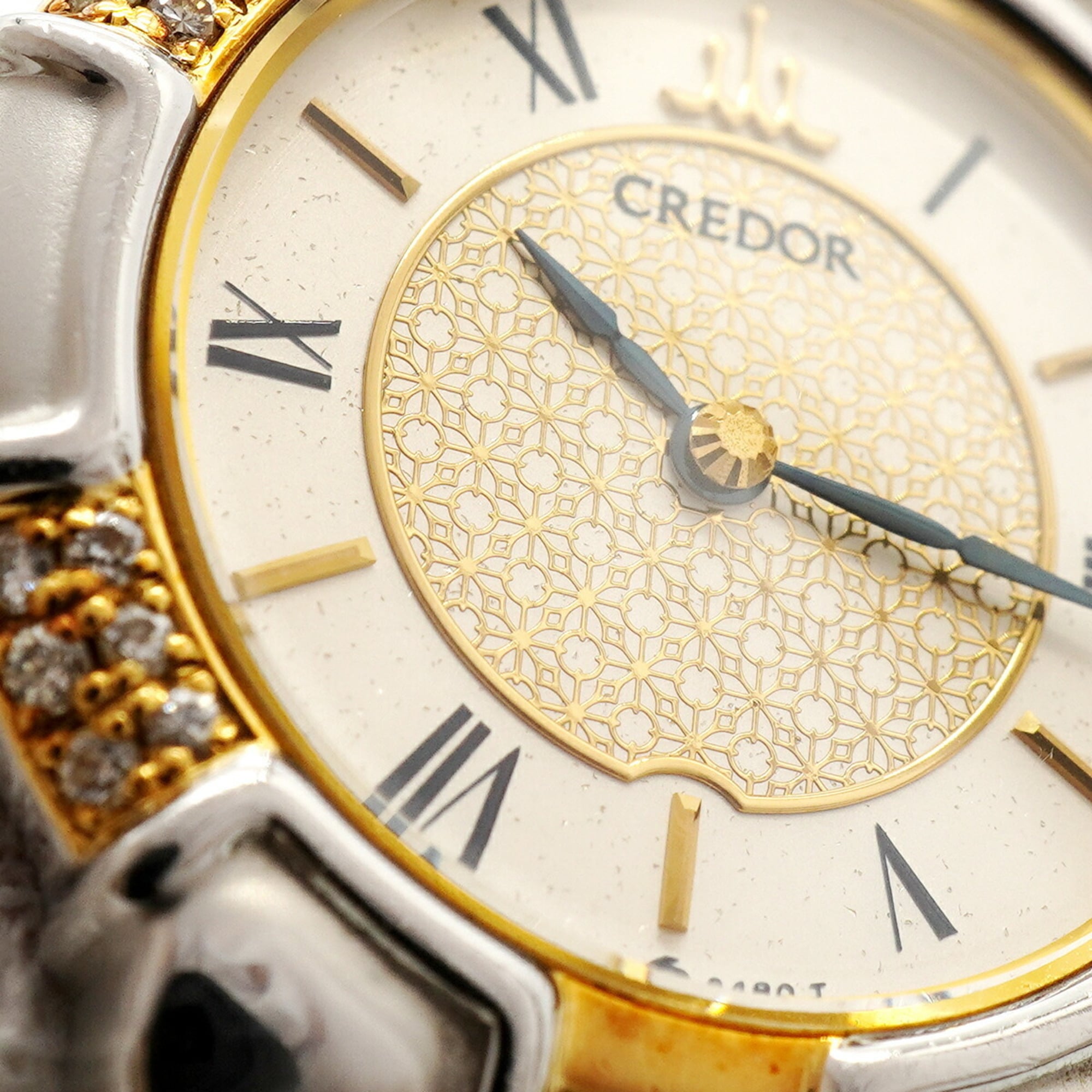 Seiko Credor Entrata GKWE084 5A70-0220 Silver Dial Women's Watch