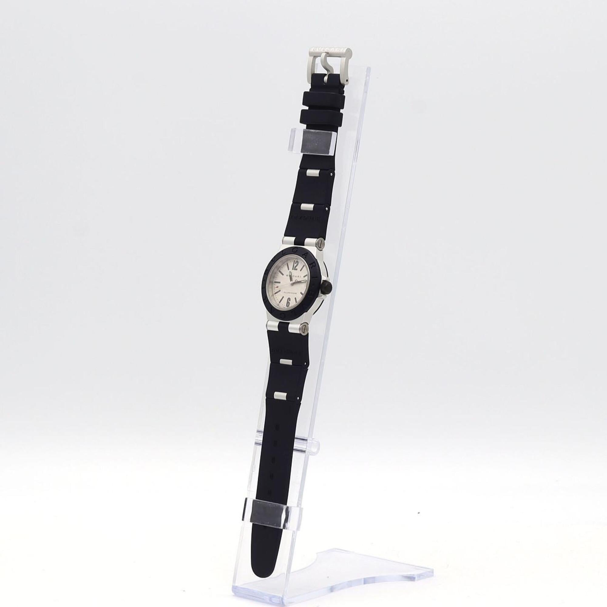 Bvlgari Aluminum AL32TA/AL32TAVD Silver Dial Aluminum 32mm Watch