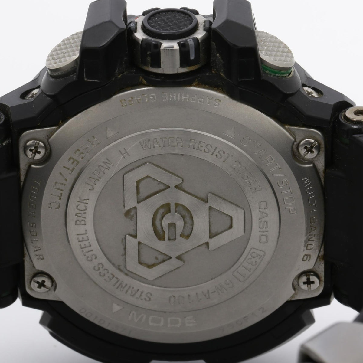 CASIO GSHOCK MASTER OF G AIR GRAVITYMASTER GWA11001A3JF Black Resin Men's Analog Watch