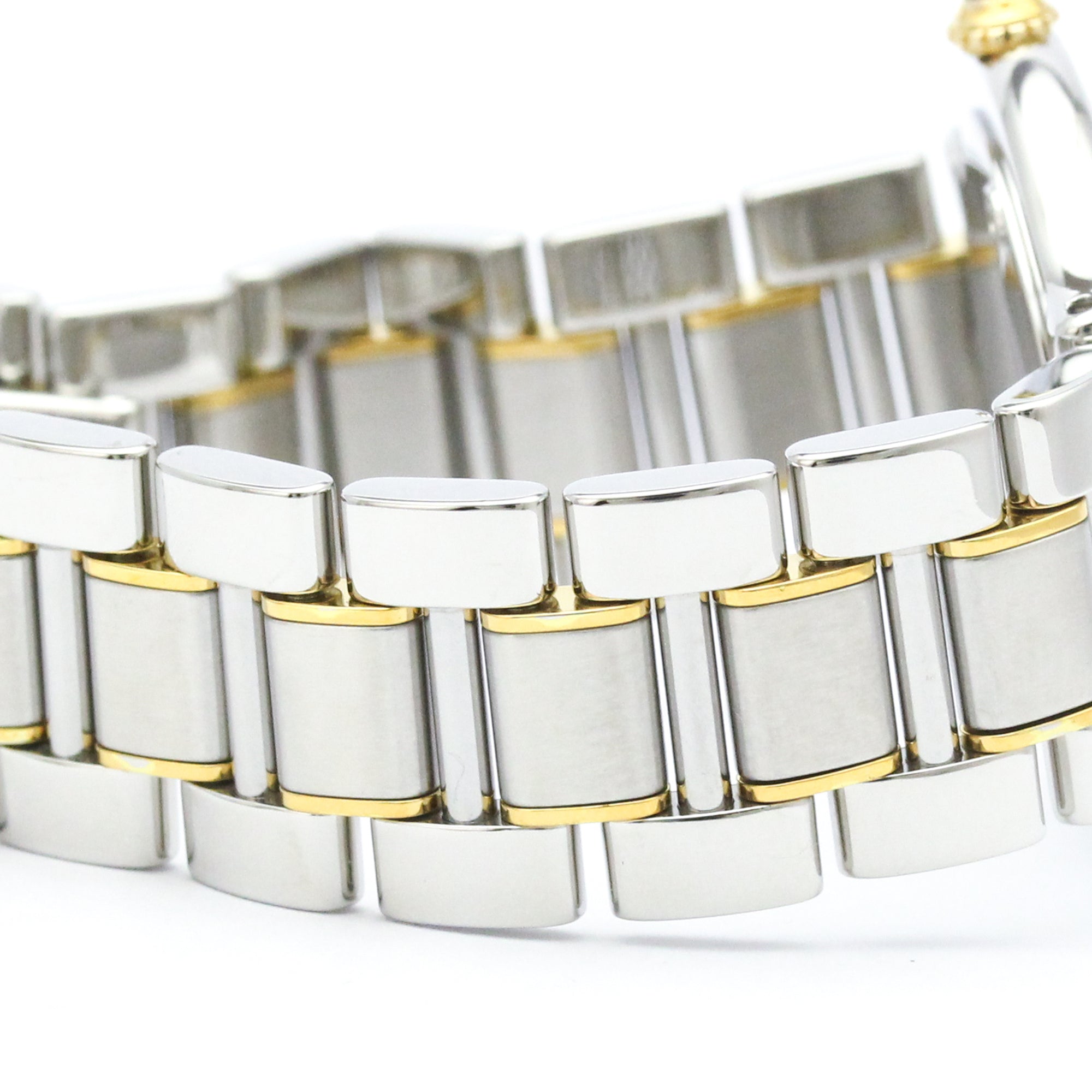 CARTIER Must 21 Gold Plated Steel Quartz Ladies Watch W10074R6 Polished