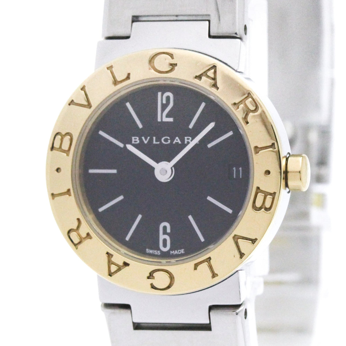 Bvlgari Bvlgari Bvlgari BB23SG Black Dial 23mm Watch