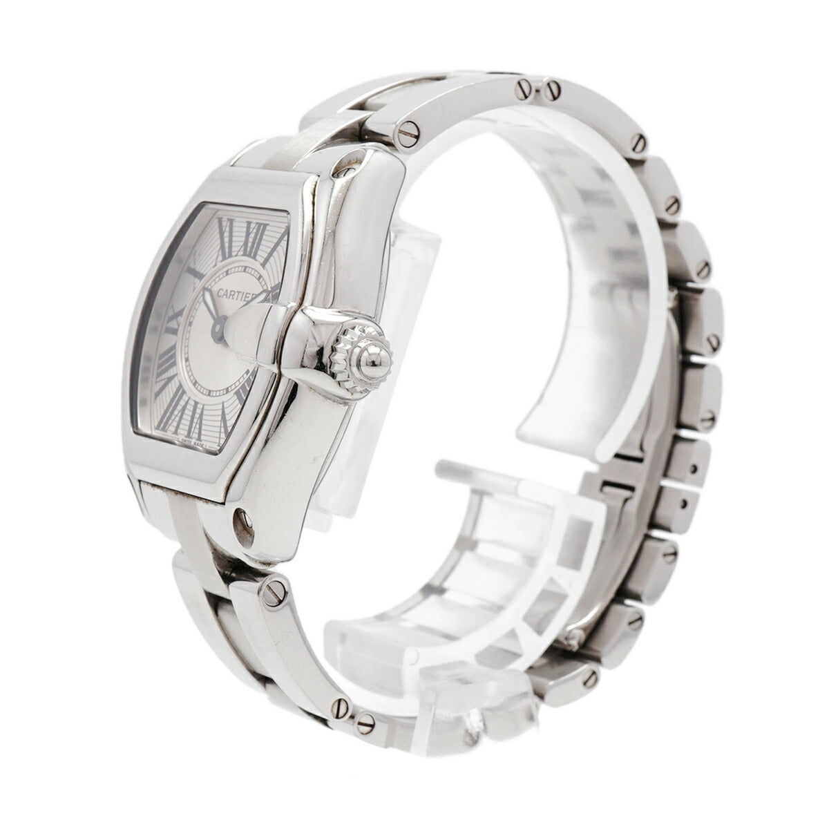 Cartier Roadster SM W62016V3 Silber Zifferblatt 31 mm Uhr
