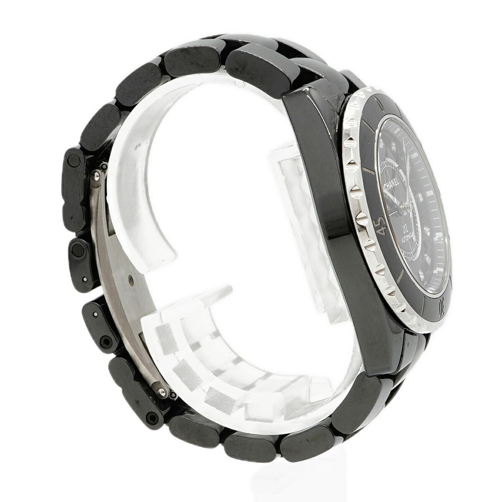 Chanel J12 H1626 Black Dial 39mm Watch