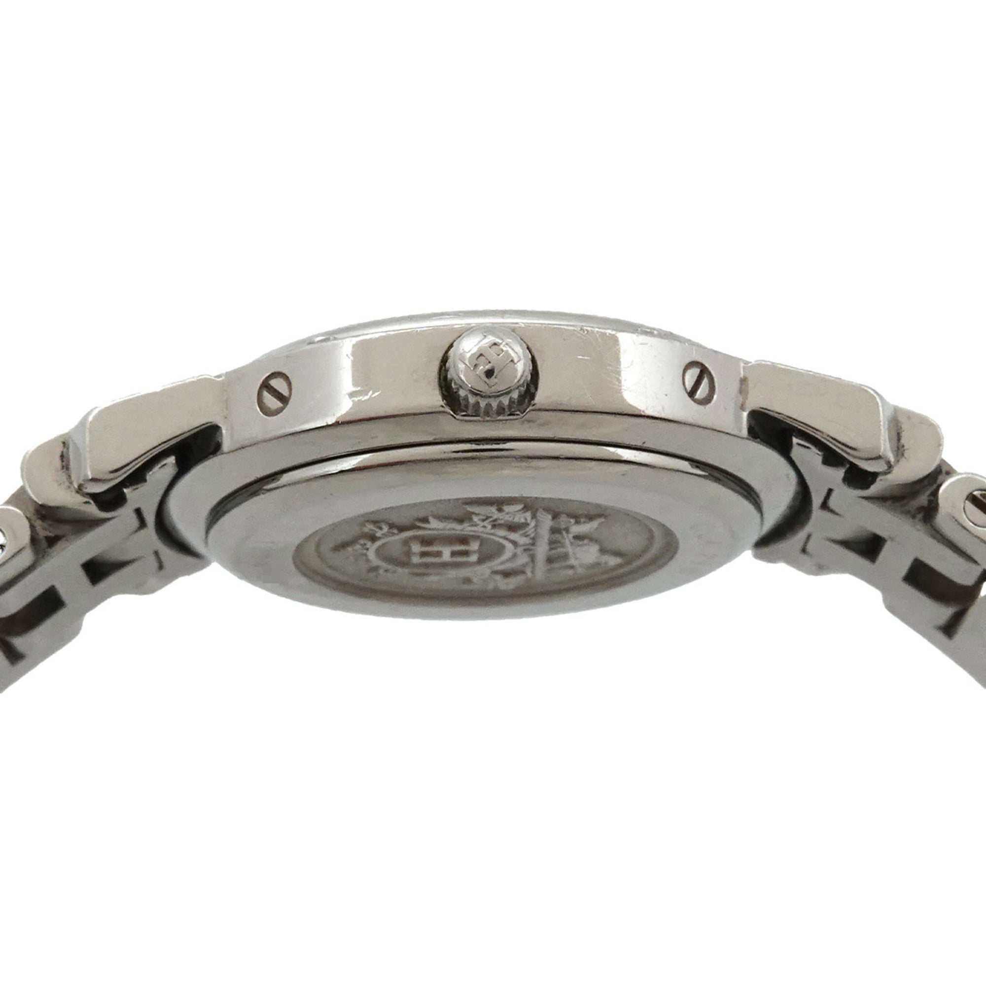 Hermes Clipper CL4 210 Wo Date Display Pink Quartz