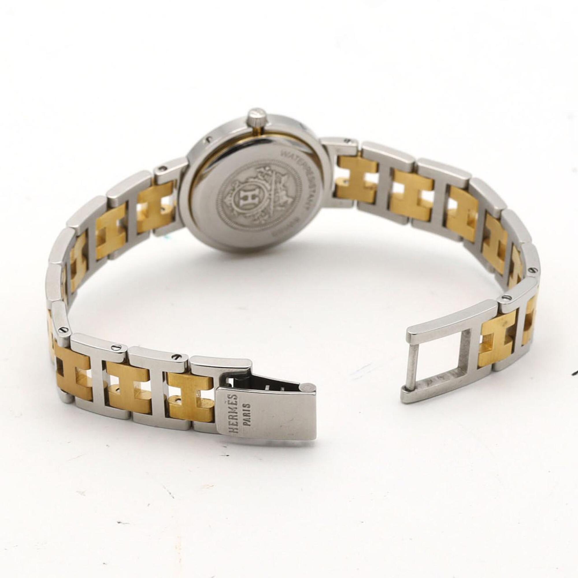 Hermes Clipper combinatie SSxGP kwartshorloge