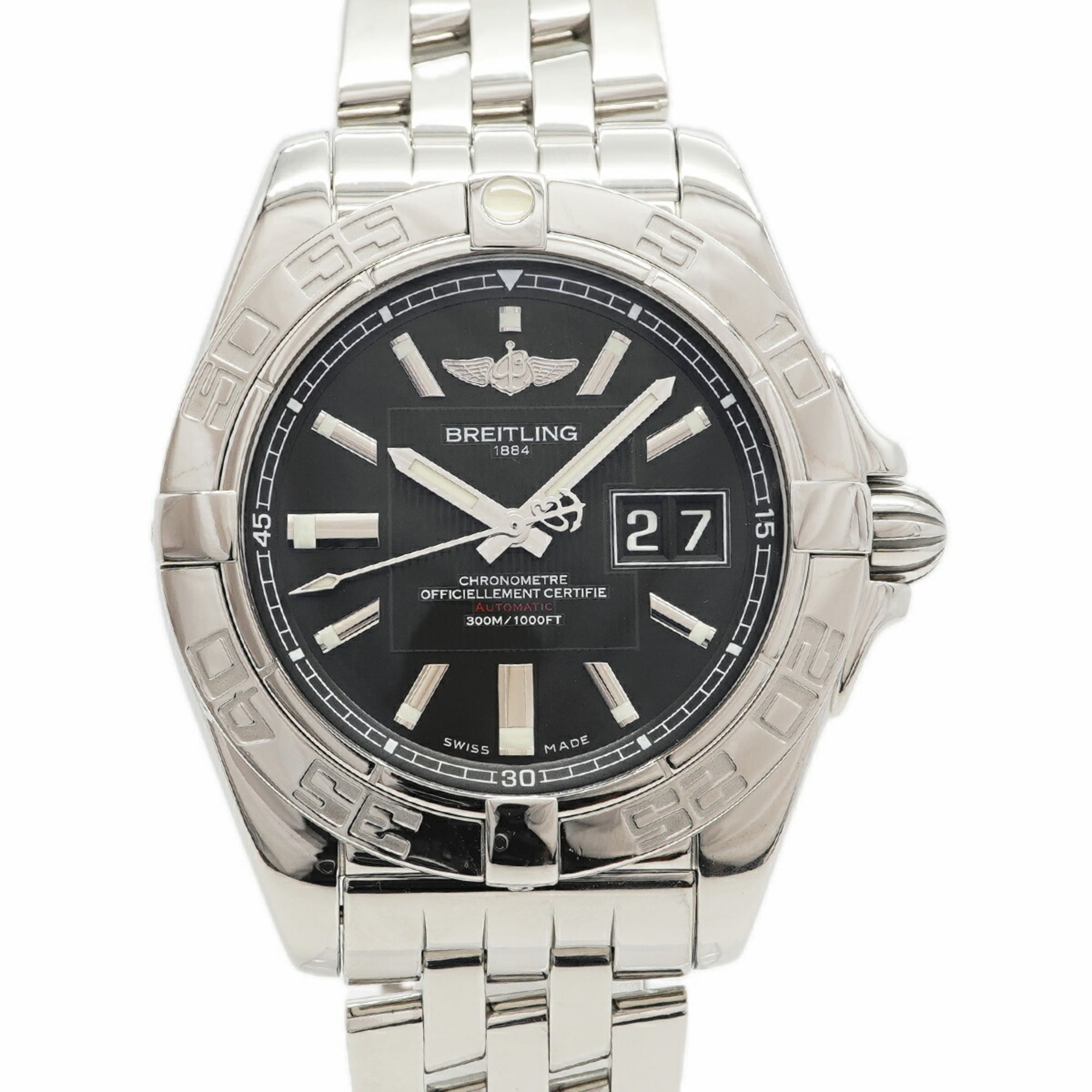 Breitling Galactic A49350 Black Dial 40mm Watch
