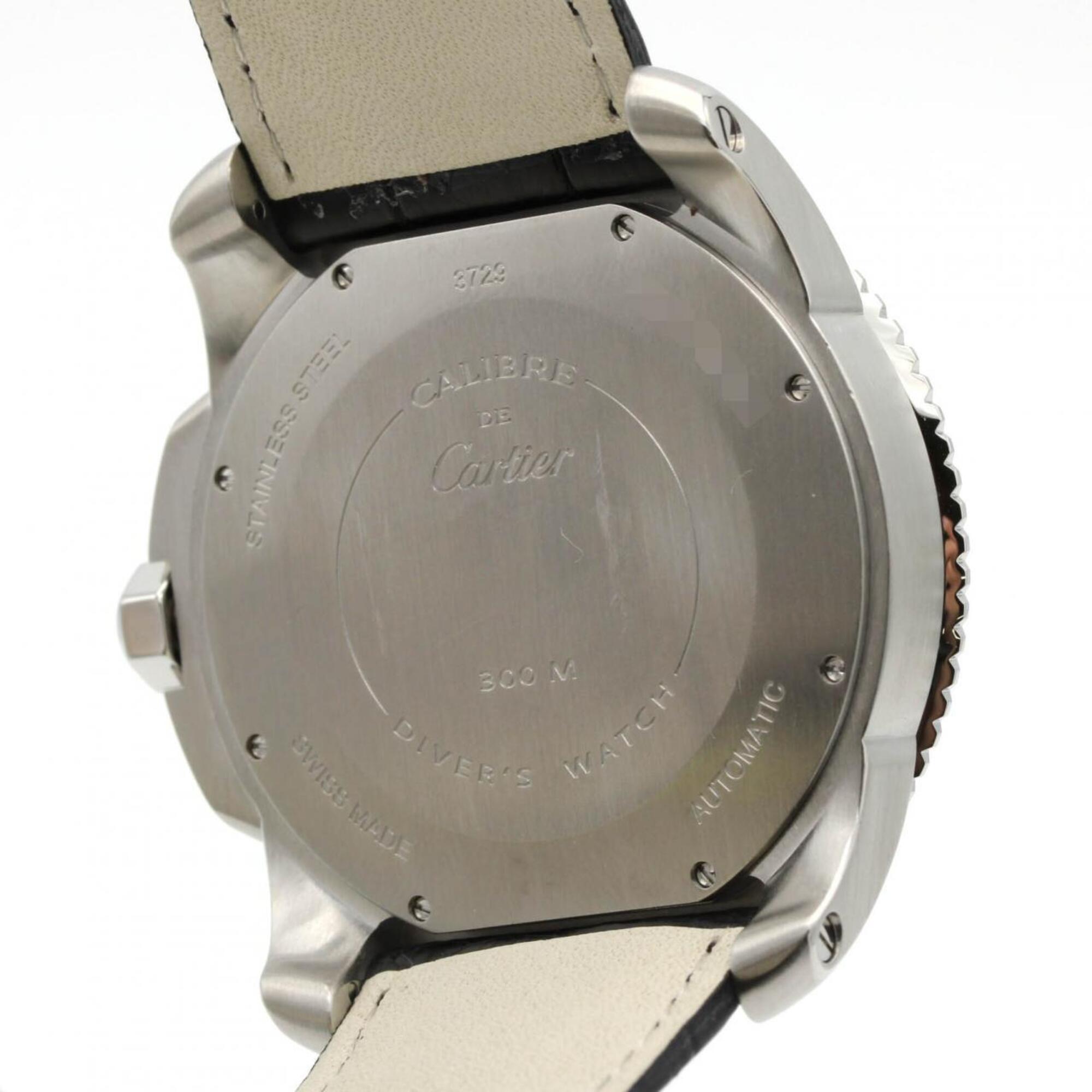 Cartier Calibre de Diver W7100056 Black Dial 42mm Watch