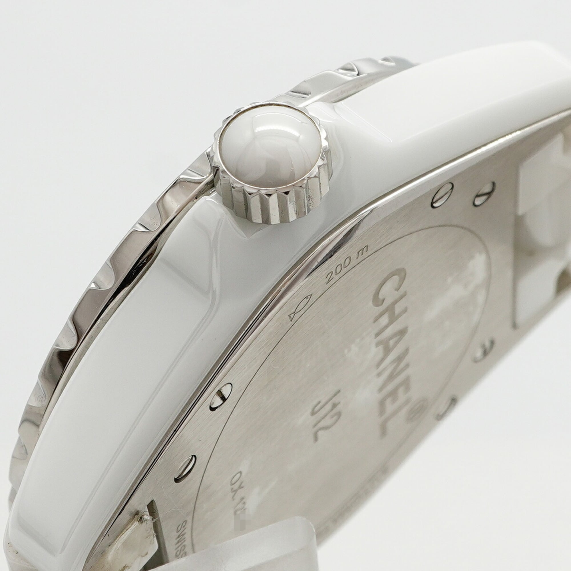 Chanel J12 H1629 White Dial Ceramic 39mm Watch