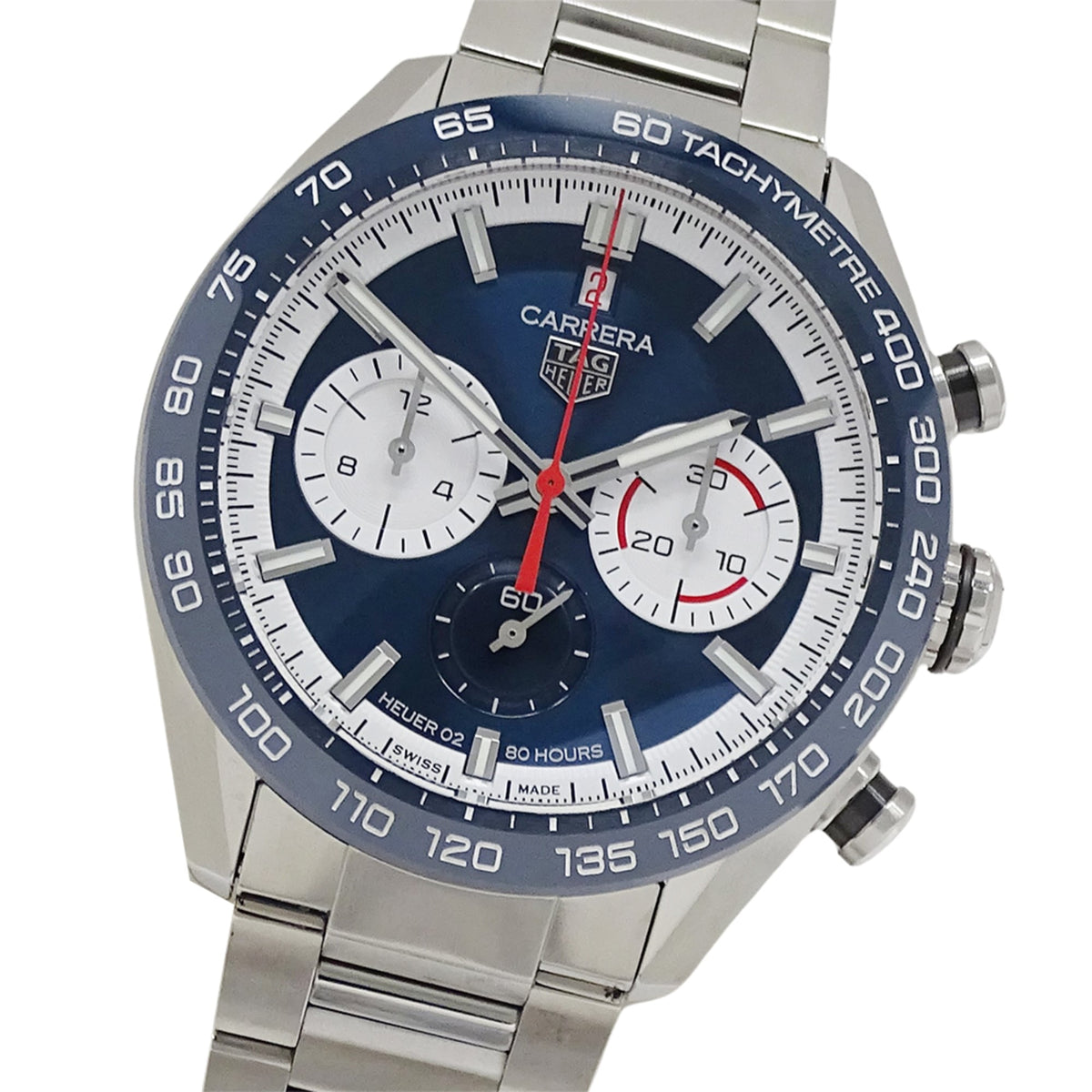 TAG Heuer Carrera CBN2A1E CBN2A1E BA0643 Blue Dial 44mm Watch