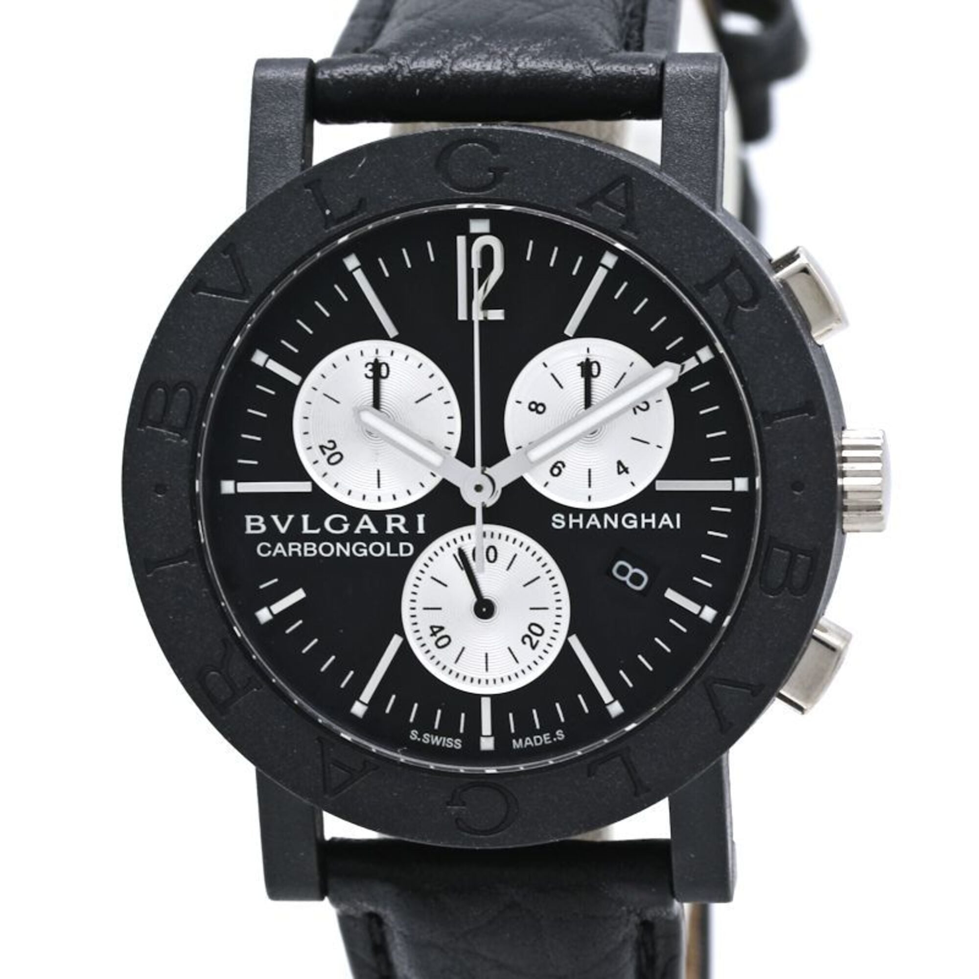Bulgari Bulgari BBW38CGLDCH/6 BB38CLCH Black Dial 38mm Watch