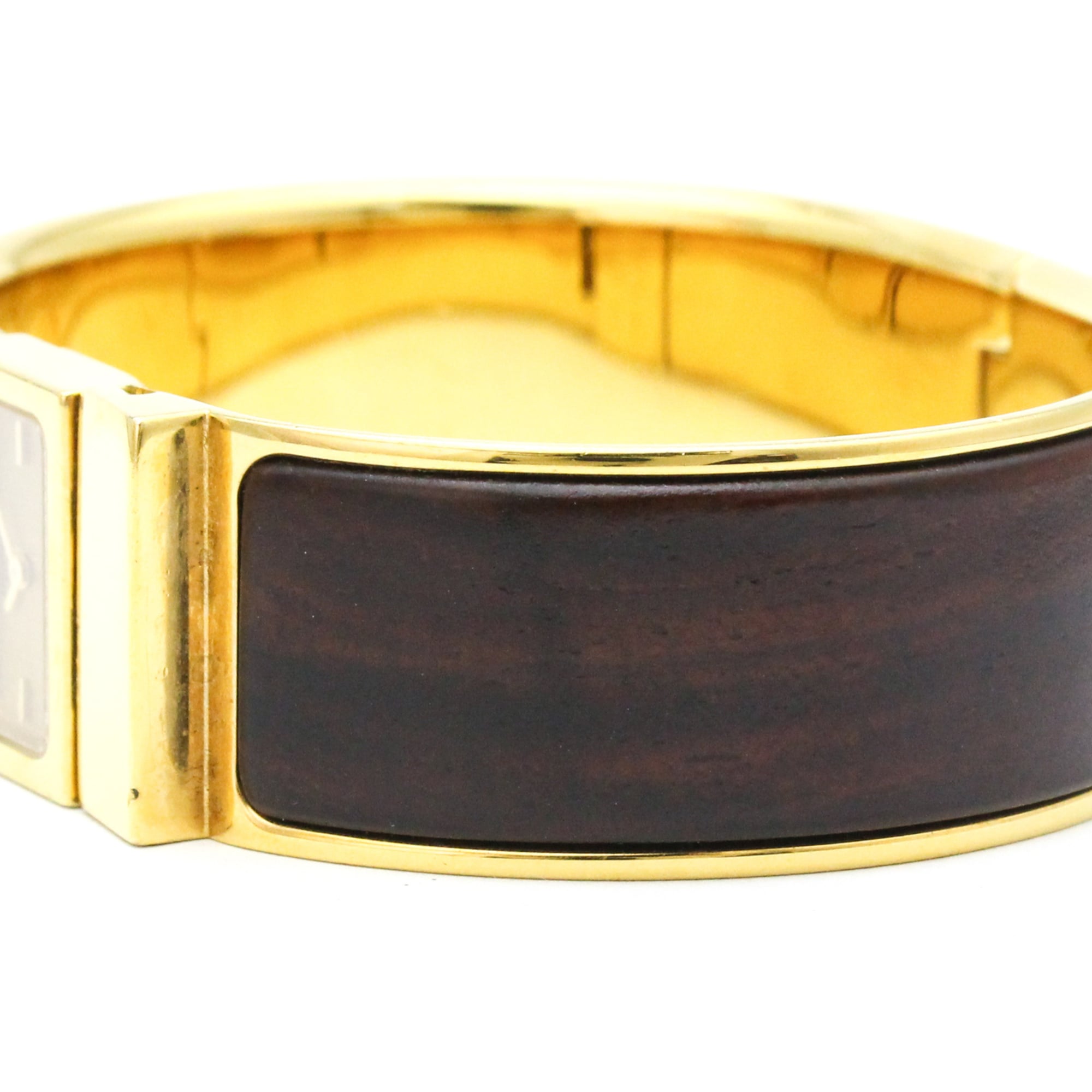 Hermes Loque LO1.201 Gold Dial 20mm Watch