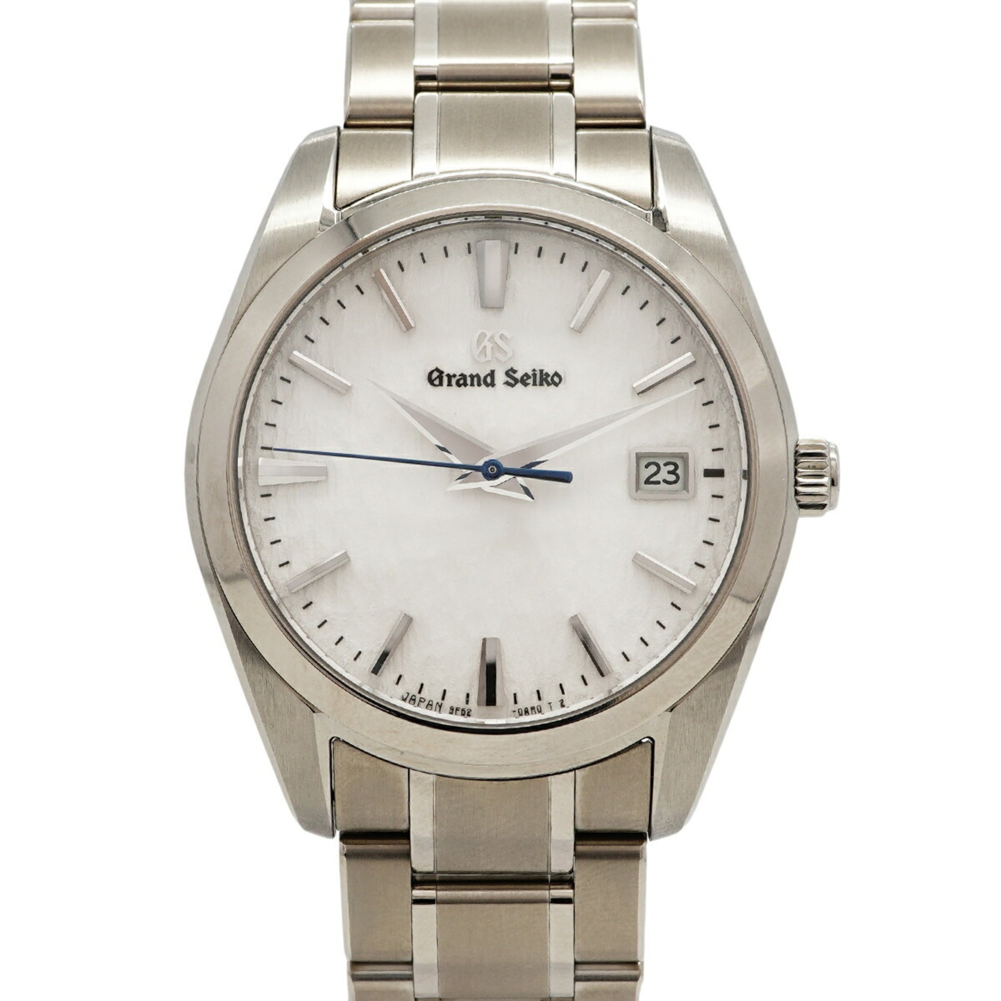 Seiko Grand SBGX355/9F62-0AR0 White Dial Titanium 36mm Watch