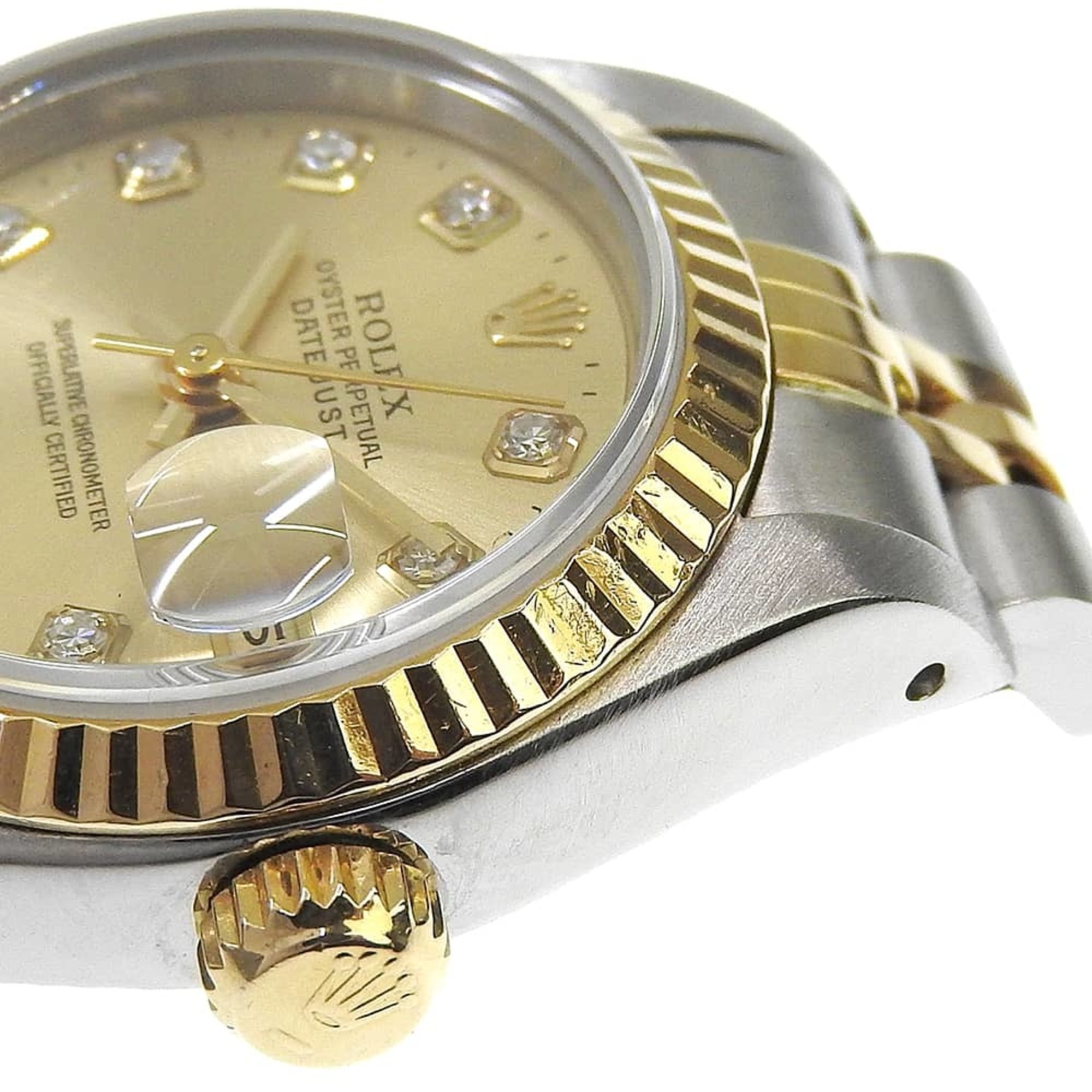 Montre Rolex Datejust Champagne avec cadran de 26 mm