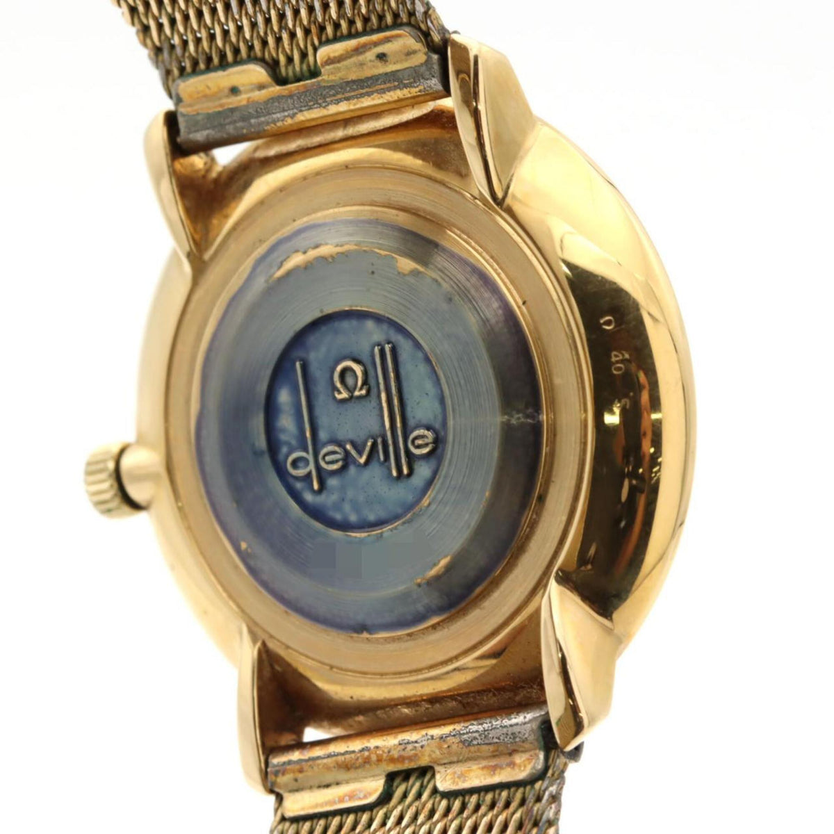 Omega De Ville GZl1linv mit goldenem Zifferblatt, 33 mm Uhr