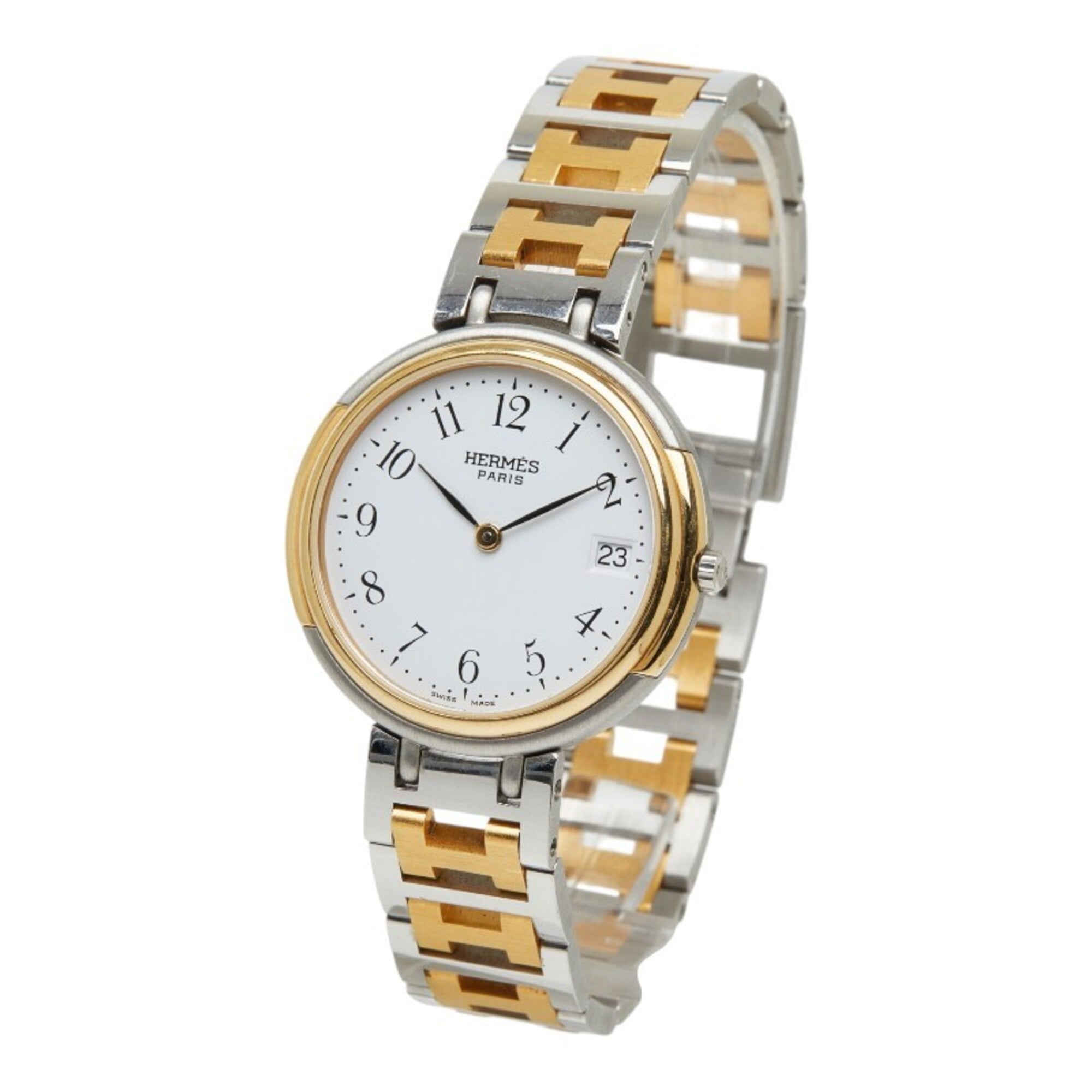 Hermes Windsor 62.03 White Dial 31mm Watch