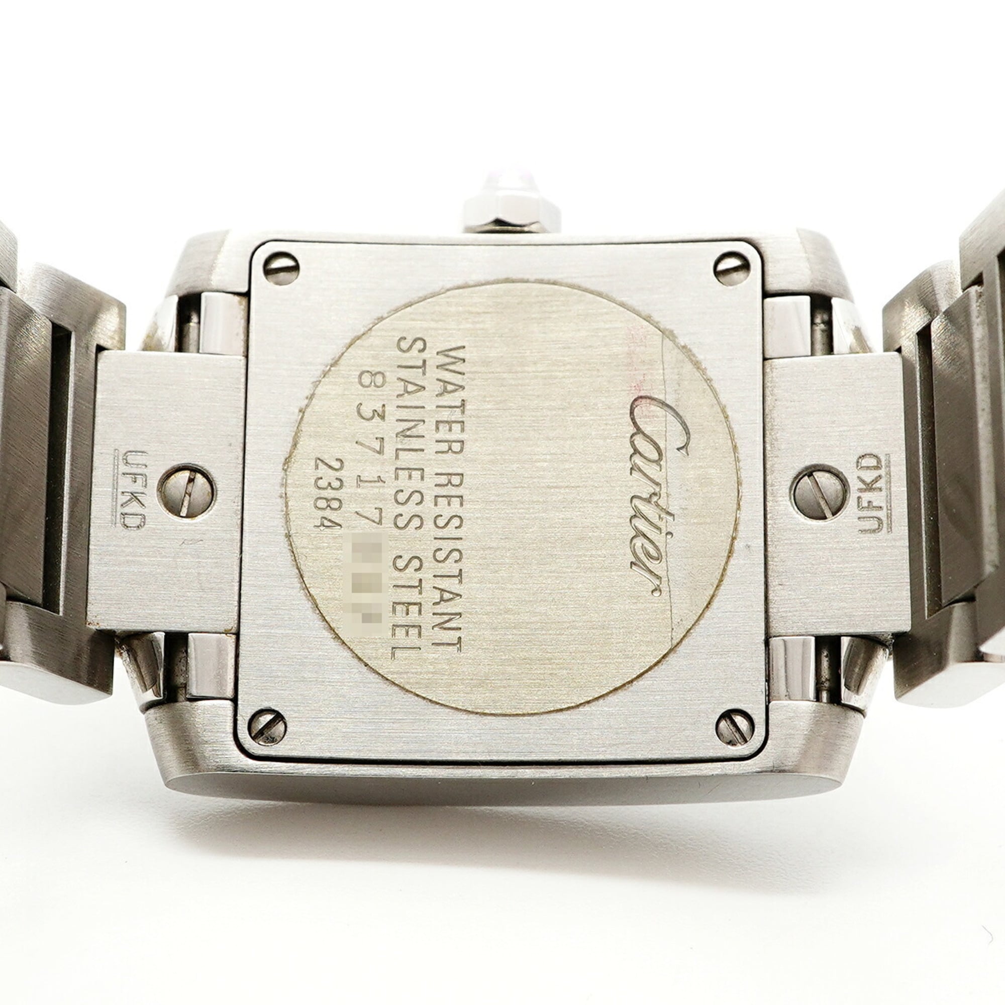 Cartier Tank W51028Q3 Pink Dial 20mm Watch