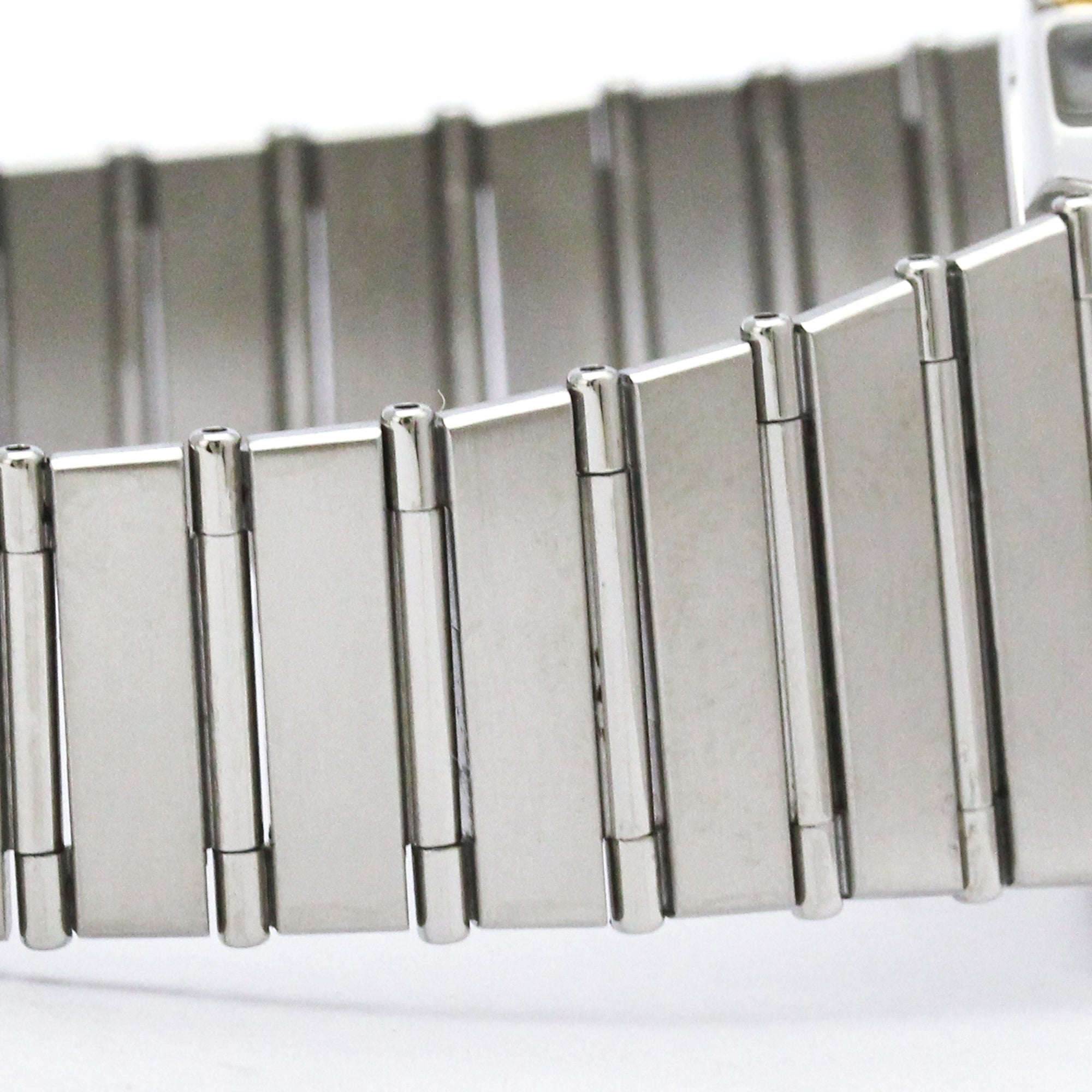OMEGA Constellation Herrenuhr 18 Karat Gold Edelstahl Quarz 396.1070