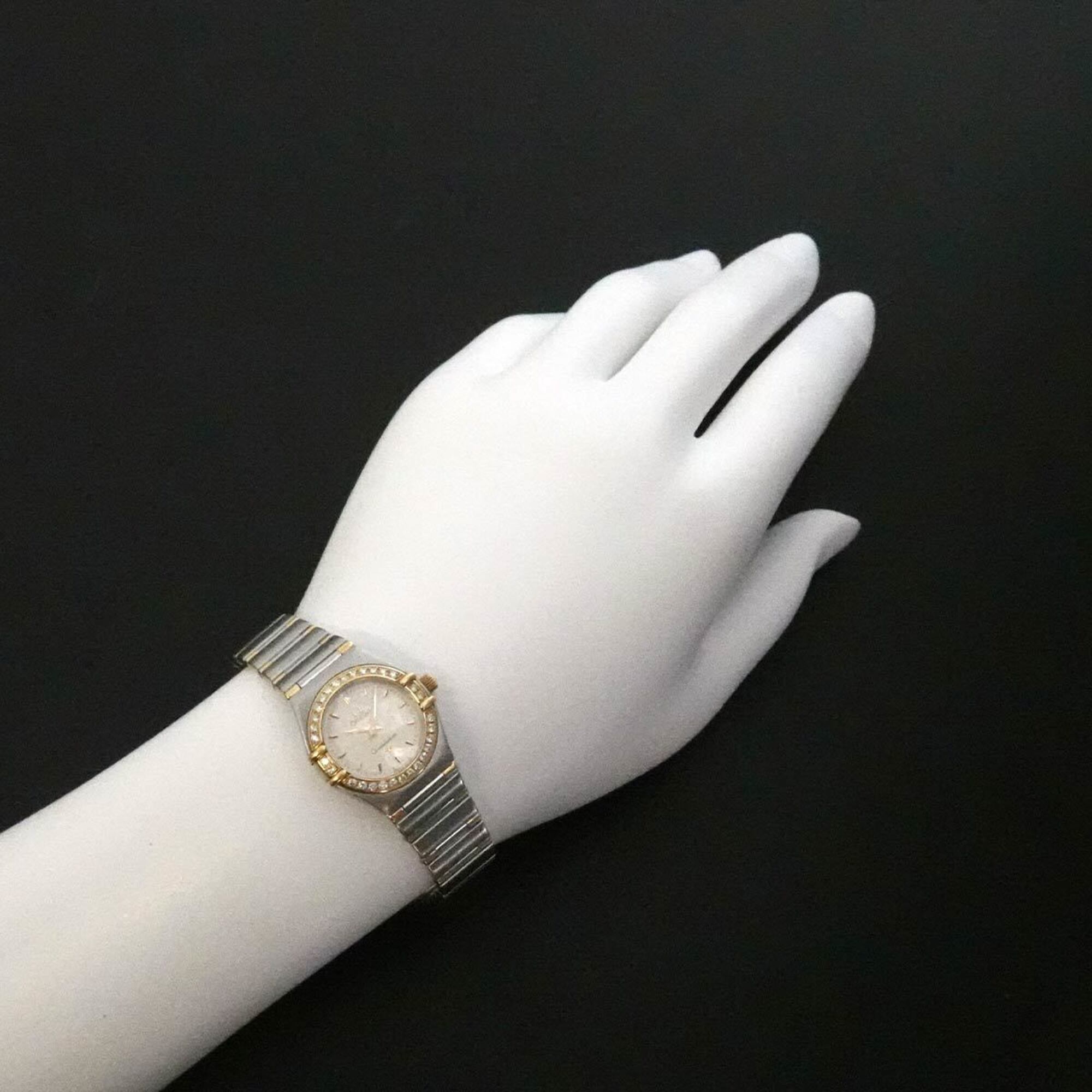 Omega Constellation Mini Combination 1267 30 Silver Dial 22mm Watch