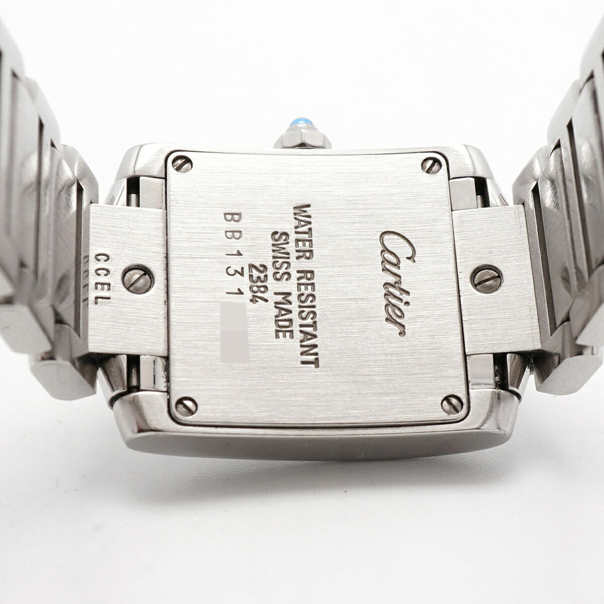 Cartier Tank Française SM W51008Q3 horloge met ivoorkleurige wijzerplaat, 20 mm
